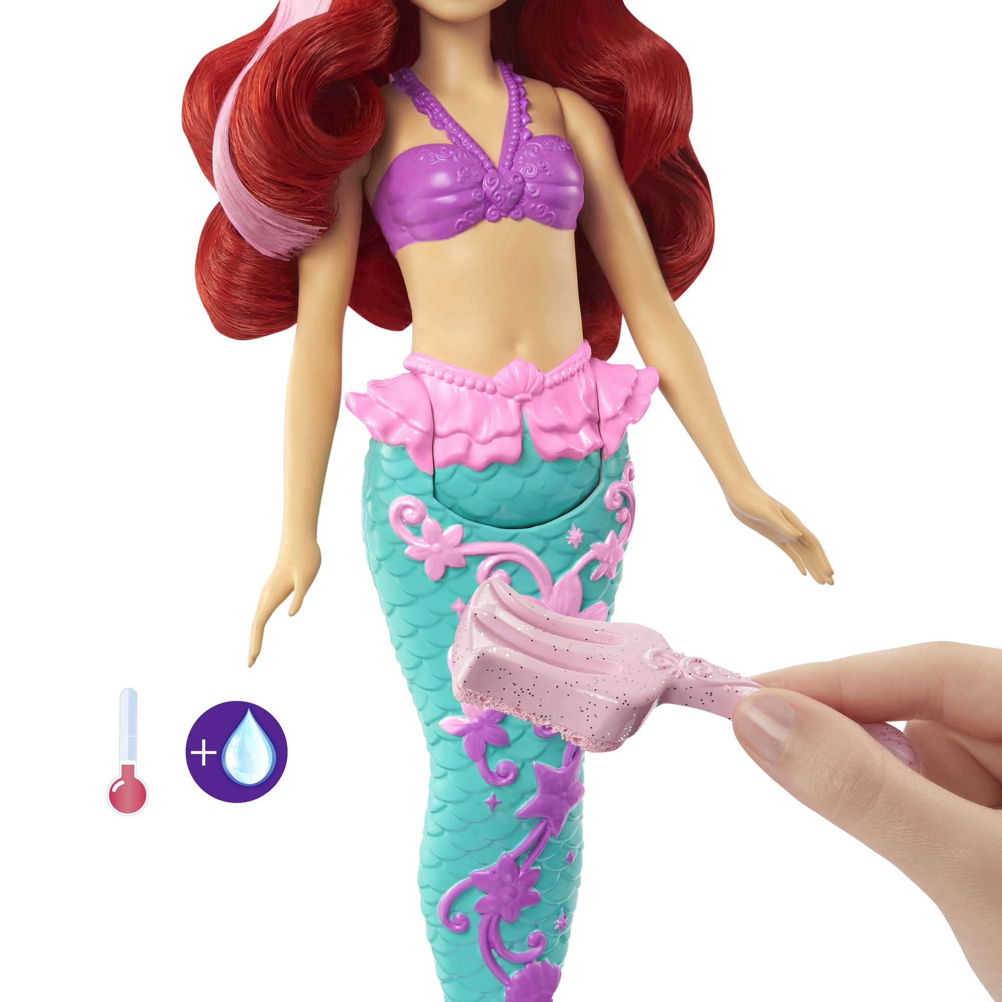 Disney Prenses Muhteşem Renk Değiştiren Saçlı Deniz Kızı Ariel