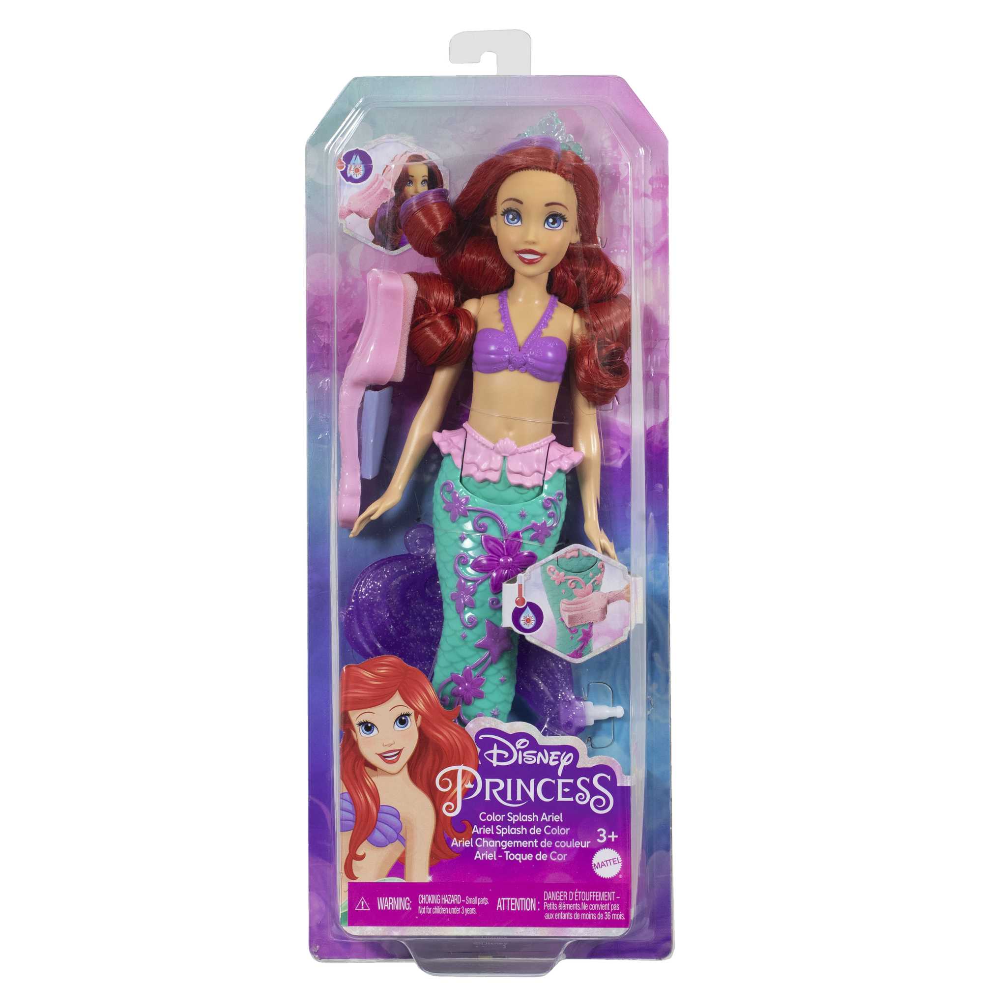 Disney Prenses Muhteşem Renk Değiştiren Saçlı Deniz Kızı Ariel