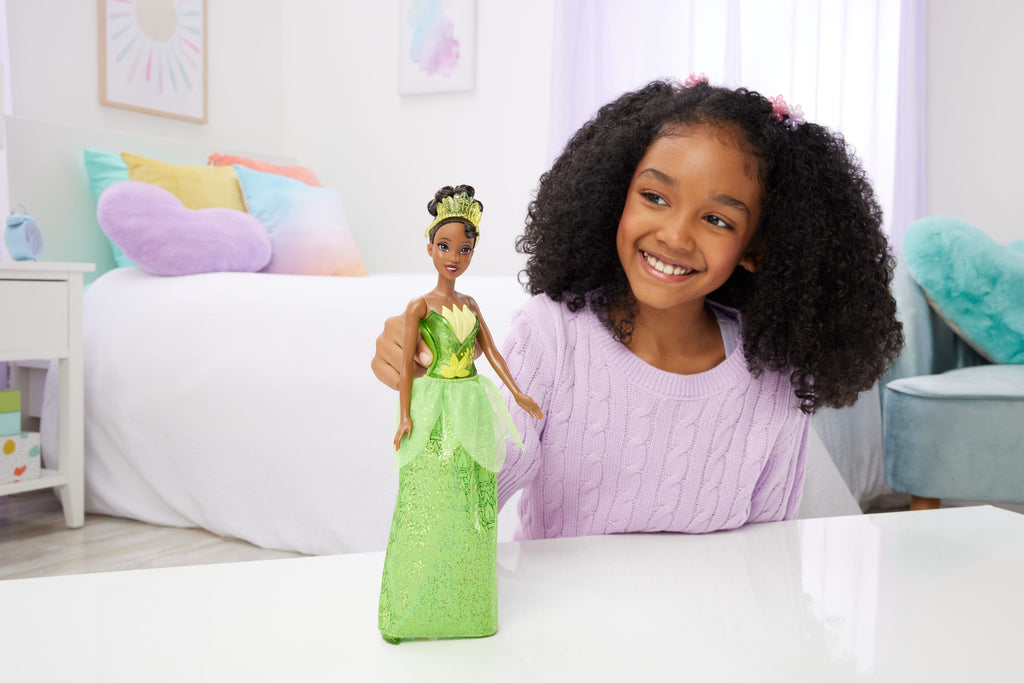 Disney Prenses Tiana Işıltılı Moda Bebeği
