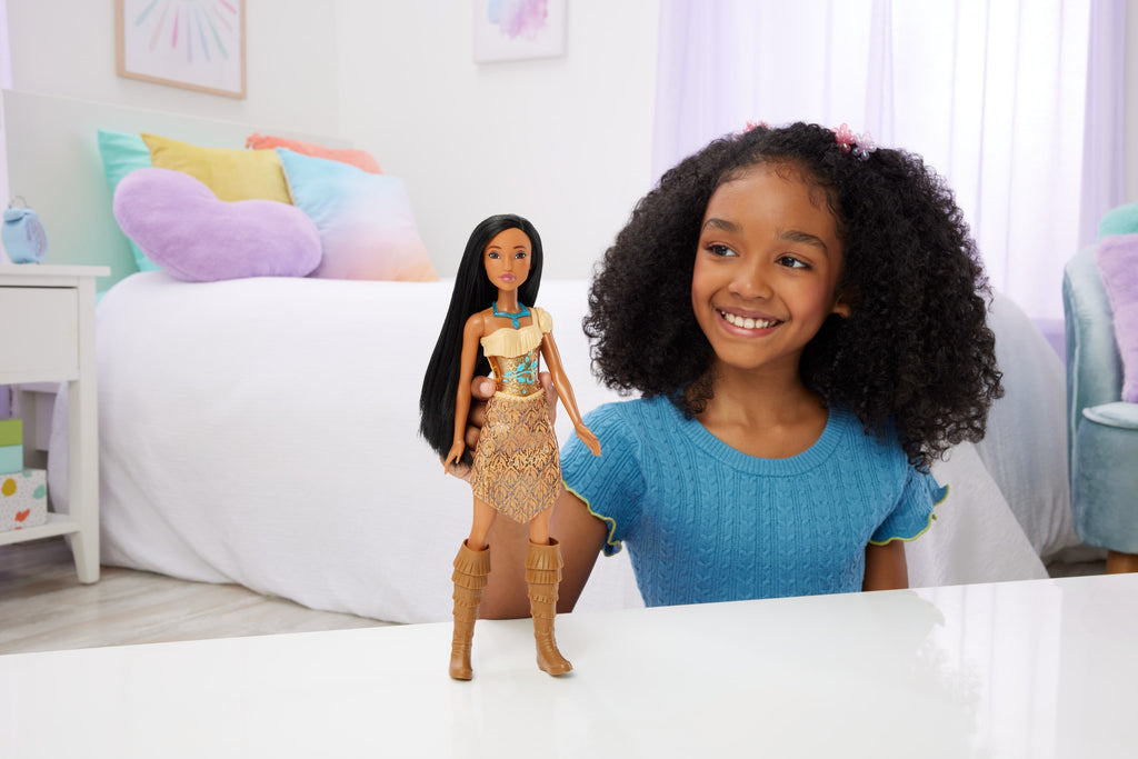 Disney Prenses Pocahontas Işıltılı Moda Bebeği