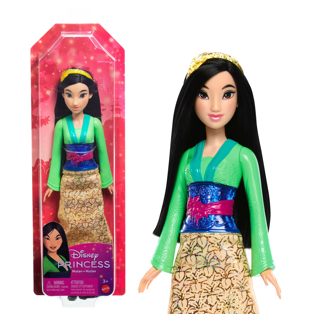 Disney Prenses Mulan Işıltılı Moda Bebeği