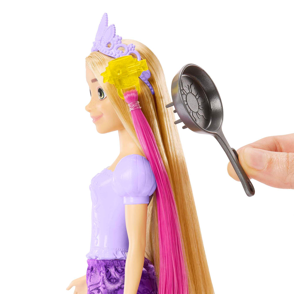 Disney Prenses Masalsı Saçlı Rapunzel Bebek