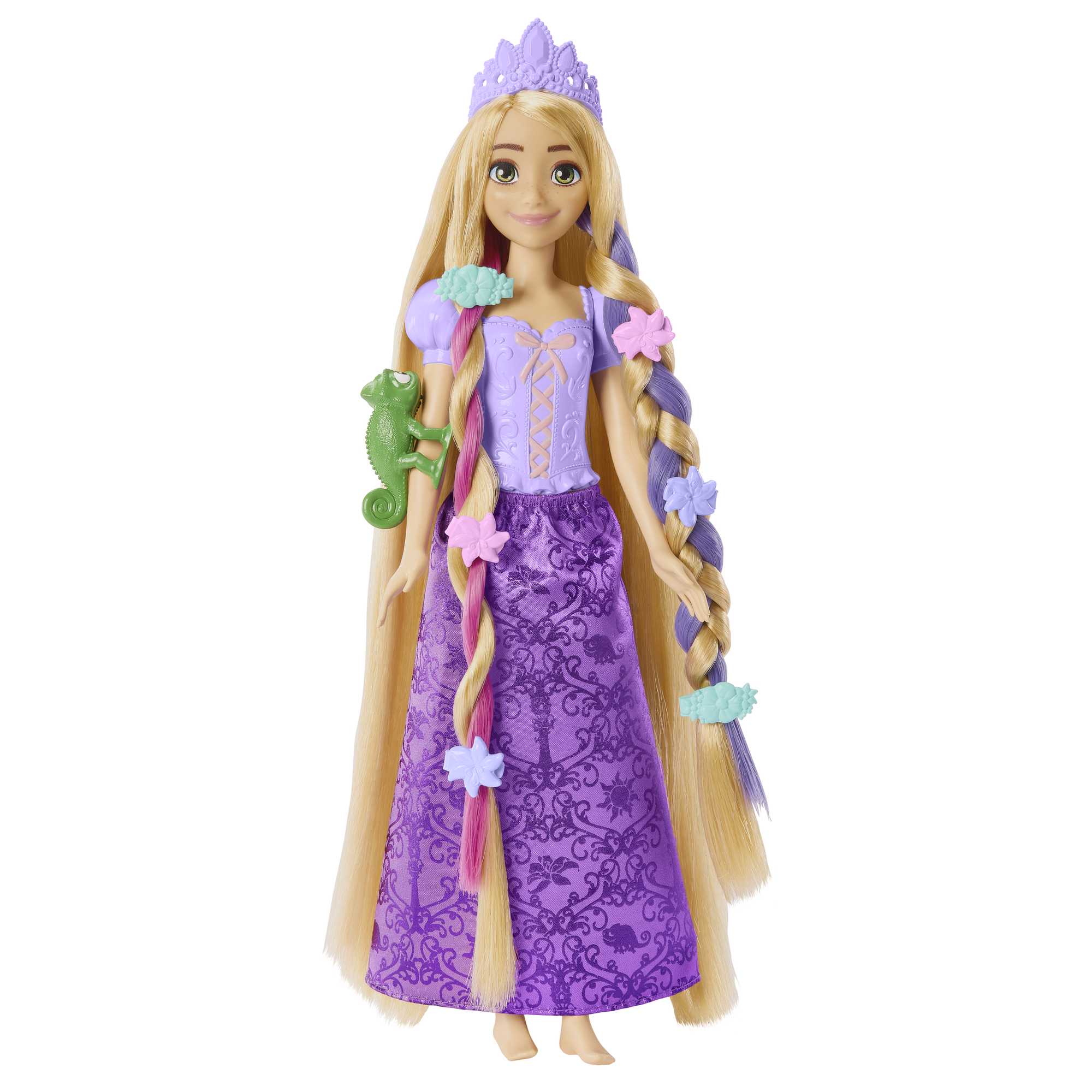 Disney Prenses Masalsı Saçlı Rapunzel Bebek