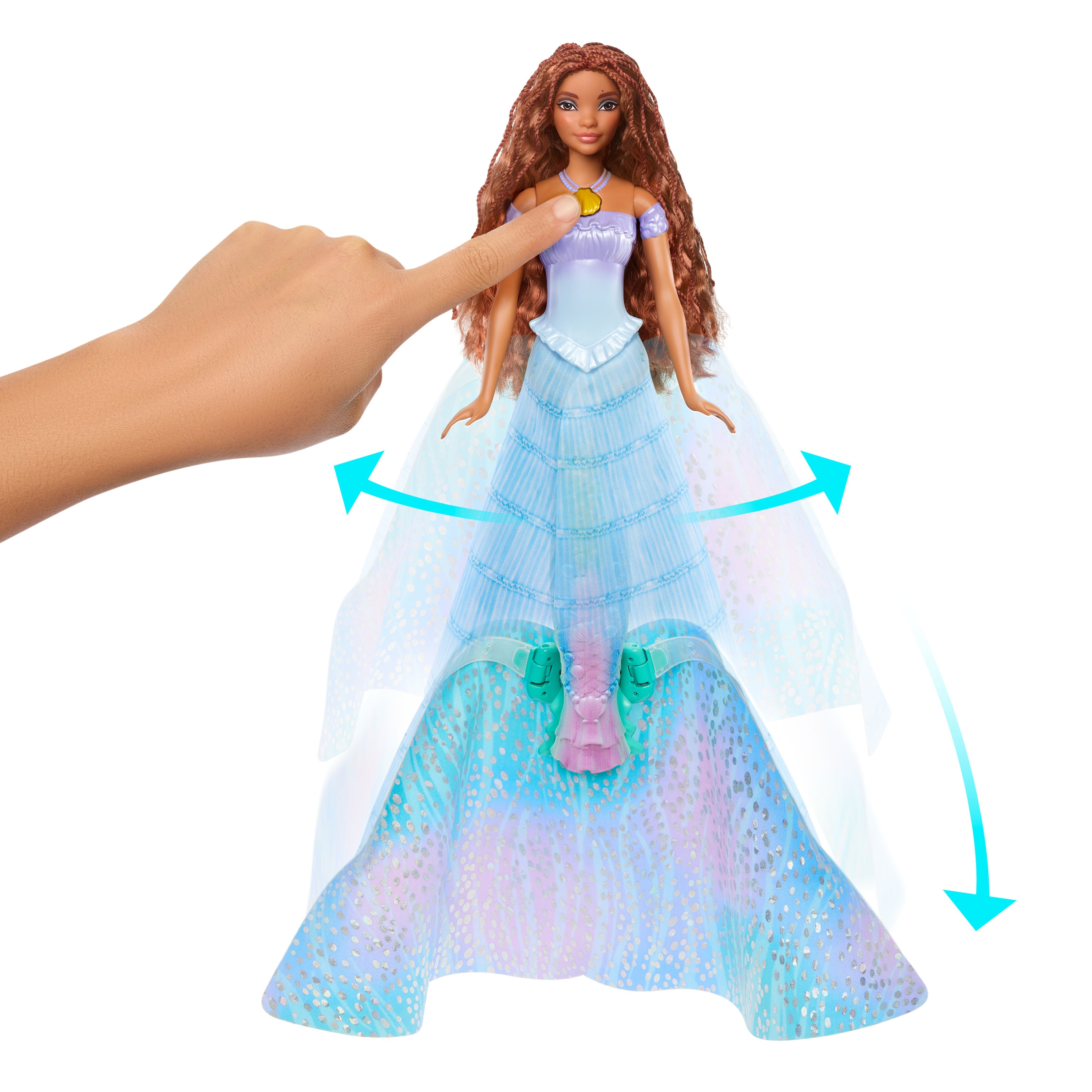 Disney Küçük Deniz Kızı Dönüşebilen Ariel Bebek