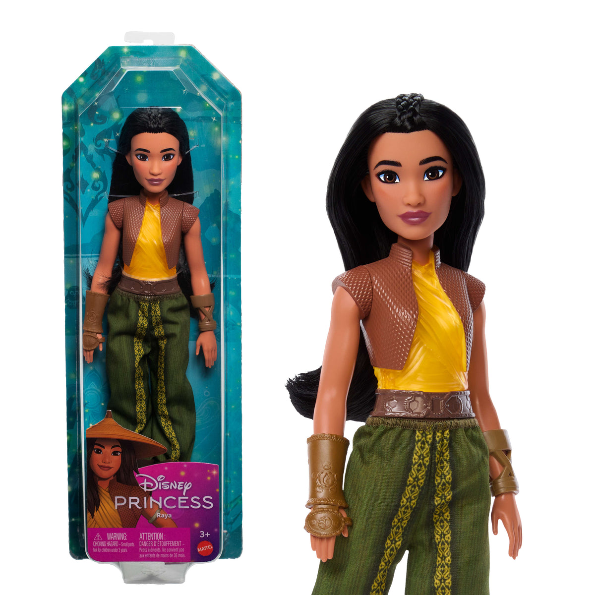 Disney Prenses Raya Işıltılı Moda Bebeği