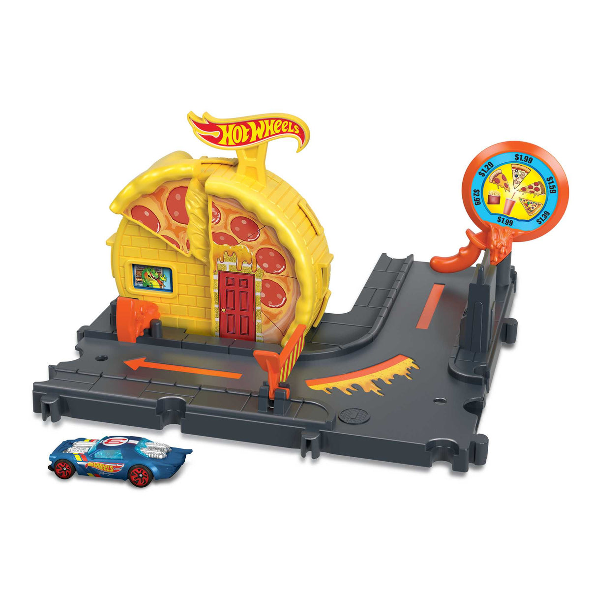 Hot Wheels™ City, 1 adet Hot Wheels® araba içeren temalı oyun seti, çocuklara uygun hediye