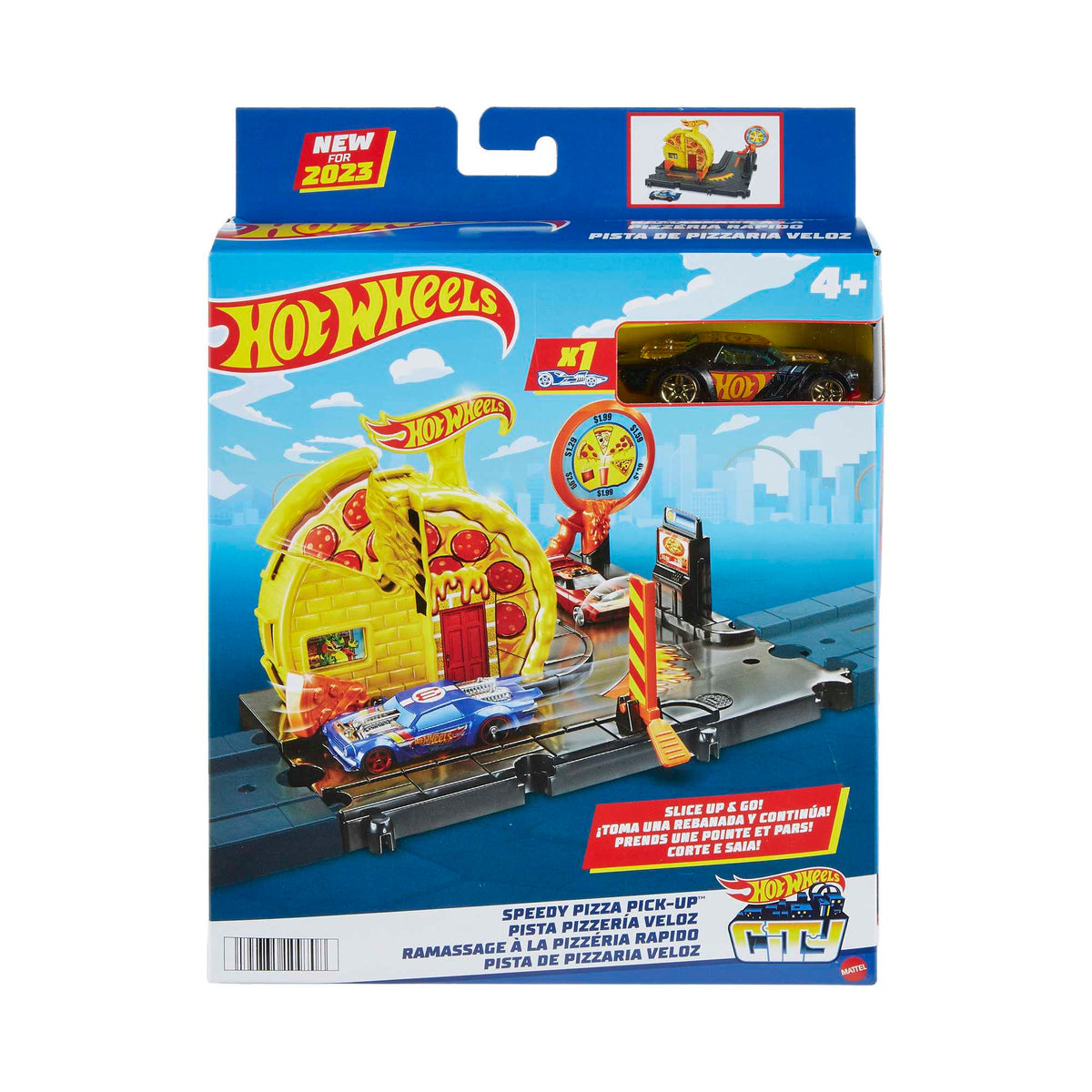 Hot Wheels™ City, 1 adet Hot Wheels® araba içeren temalı oyun seti, çocuklara uygun hediye