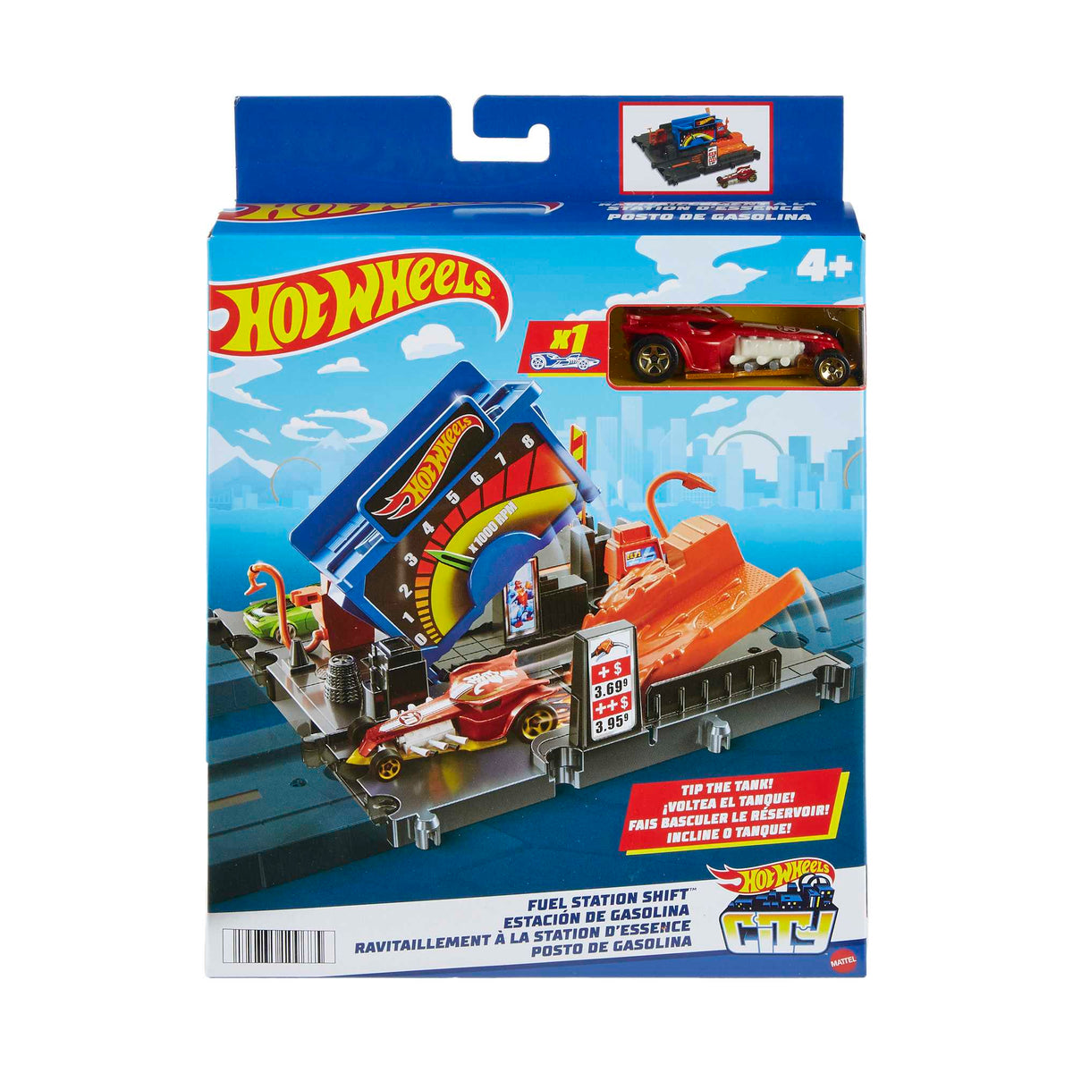 Hot Wheels™ City, 1 adet Hot Wheels® araba içeren temalı oyun seti, çocuklara uygun hediye