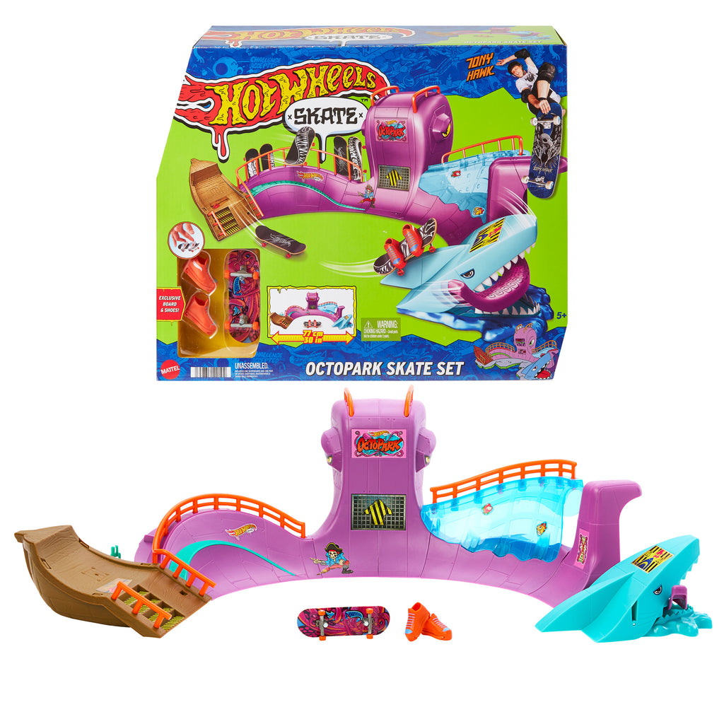 Hot Wheels Skate Ahtapot Kaykay Parkı Oyun Seti