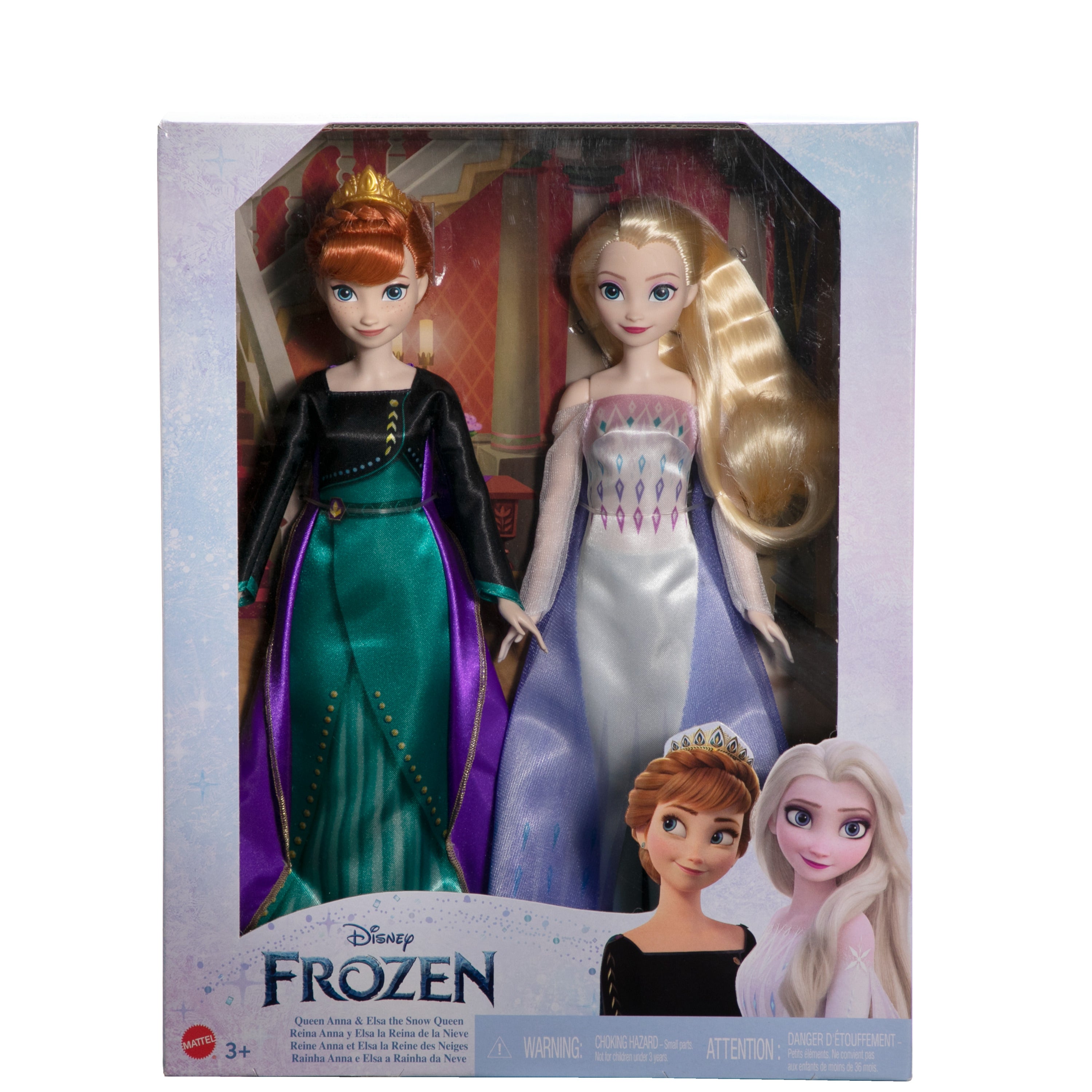 Disney Karlar Ükesi Prensesleri Anna ve Elsa - 2'li Paket