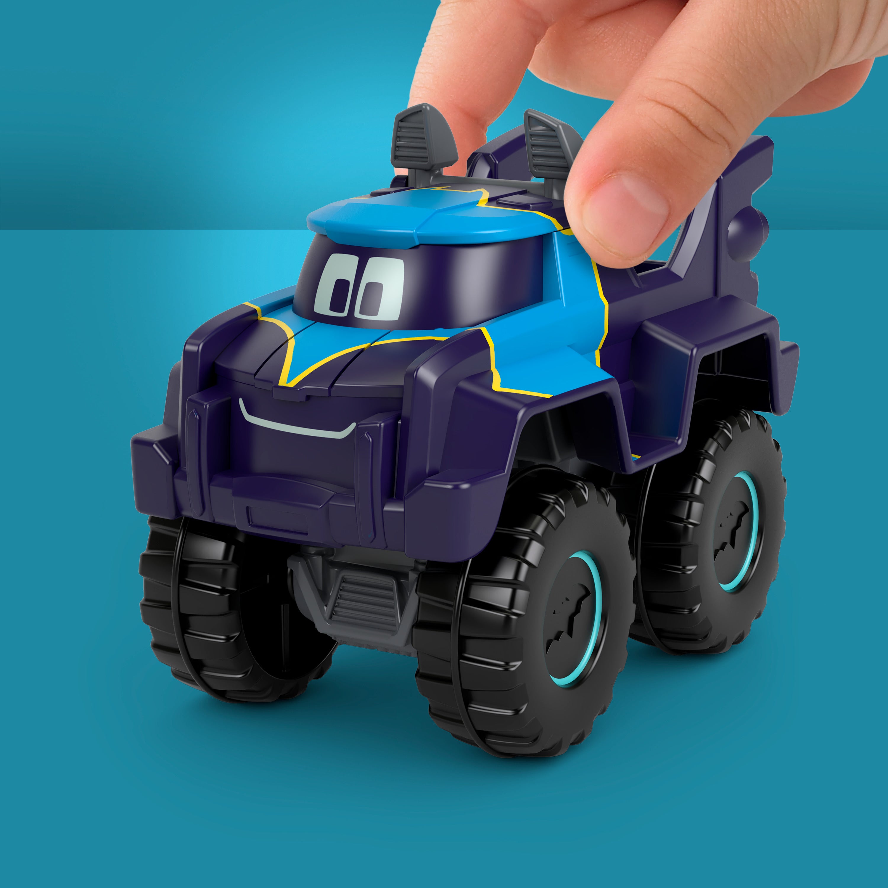 Fisher-Price Batwheels Buff the Bat-Truck 1:55 Ölçek Die-Cast Model Araba