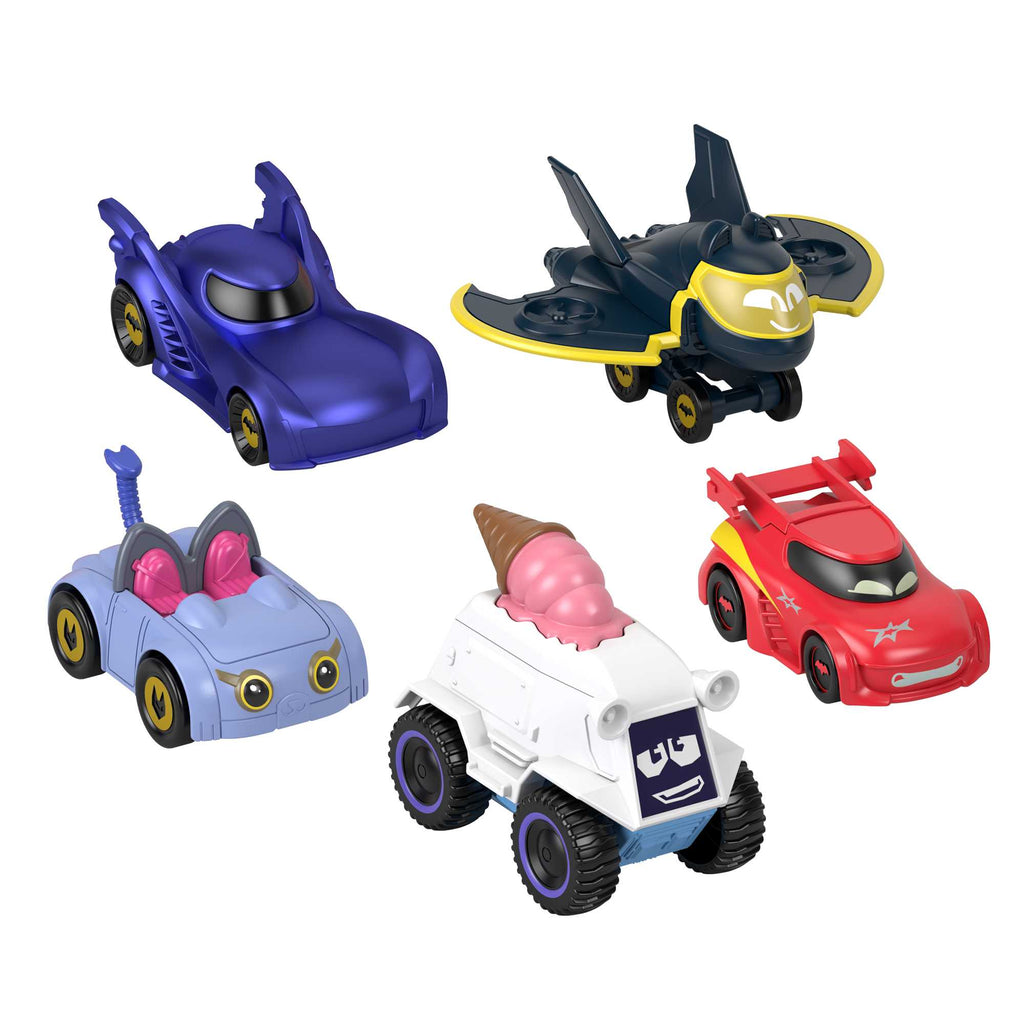 Fisher-Price DC Batwheels 5'li Metal Araç Seti – Batcast Metal 1:55 Ölçek Diecast Oyuncak Arabalar (HML20)