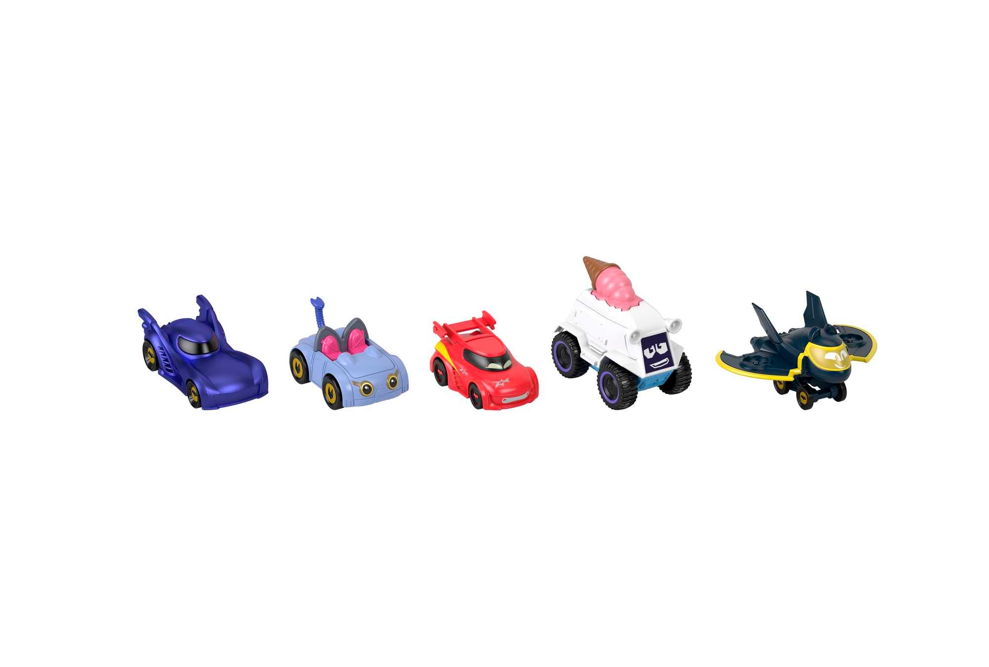 Fisher-Price DC Batwheels 5'li Metal Araç Seti – Batcast Metal 1:55 Ölçek Diecast Oyuncak Arabalar (HML20)