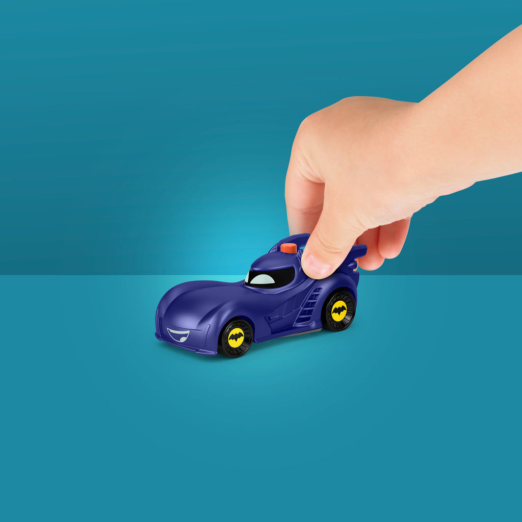 Fisher-Price Batwheels Işıklı Yarışçılar - Bam ve Buff 1:55 Ölçek Oyuncak Araba Seti (2'li)