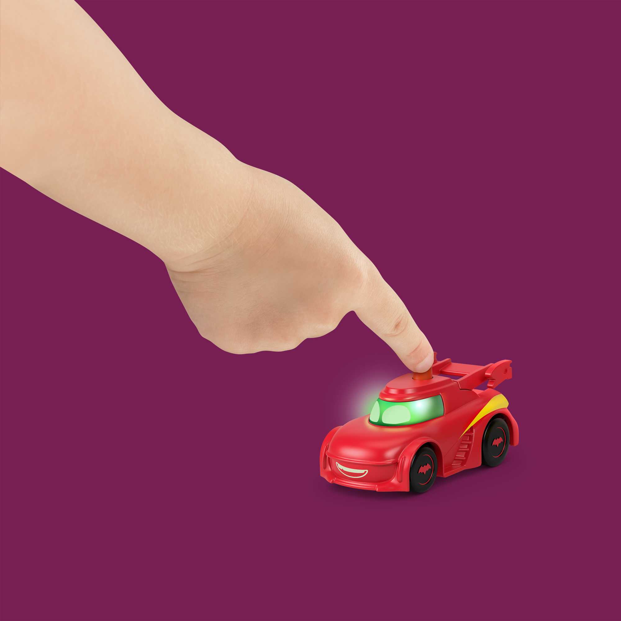 Fisher-Price DC Batwheels Işıklı Yarışçılar 2'li Set - Redbird ve Batwing, 1:55 Ölçek Diecast Oyuncak Araba, 3+ Yaş