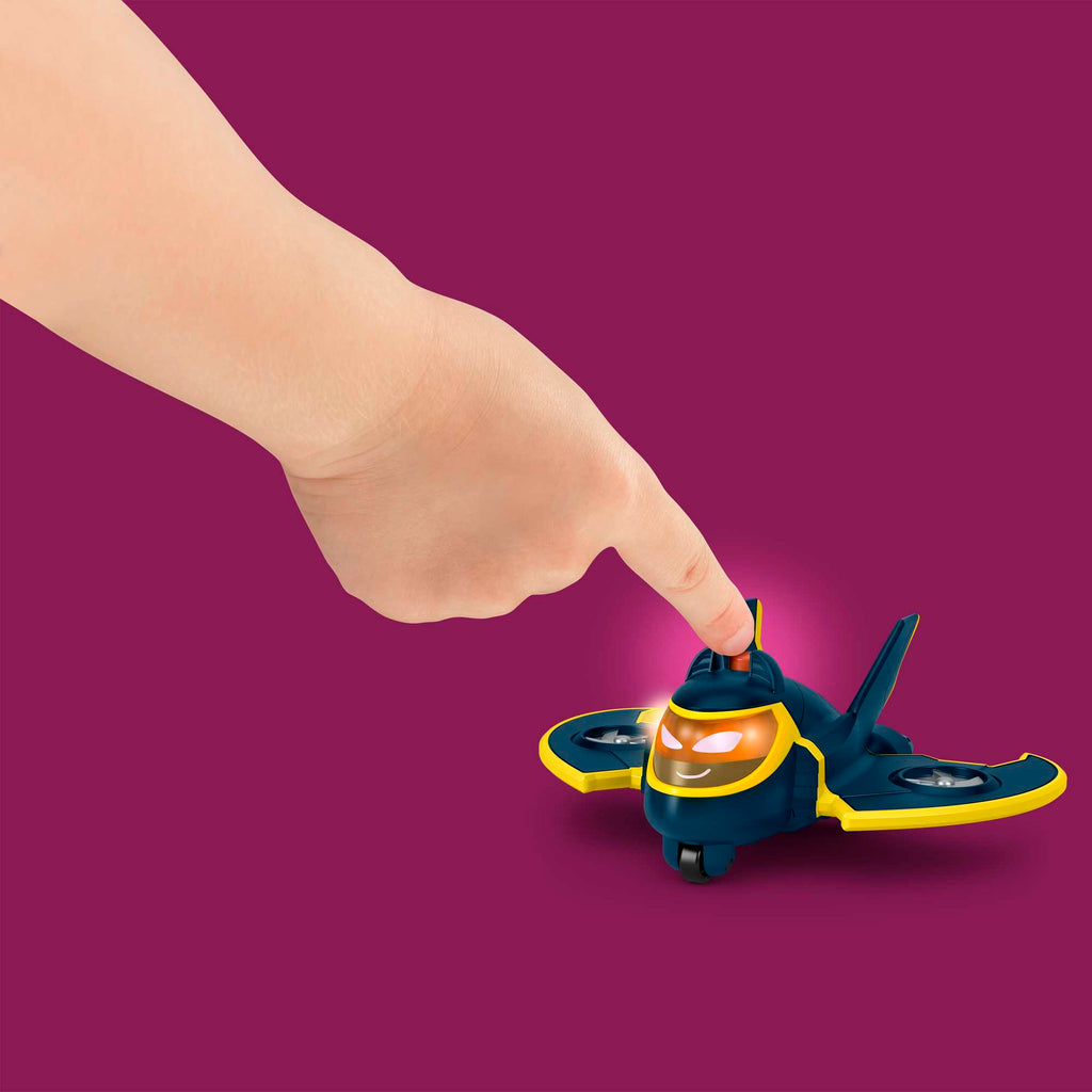 Fisher-Price DC Batwheels Işıklı Yarışçılar 2'li Set - Redbird ve Batwing, 1:55 Ölçek Diecast Oyuncak Araba, 3+ Yaş