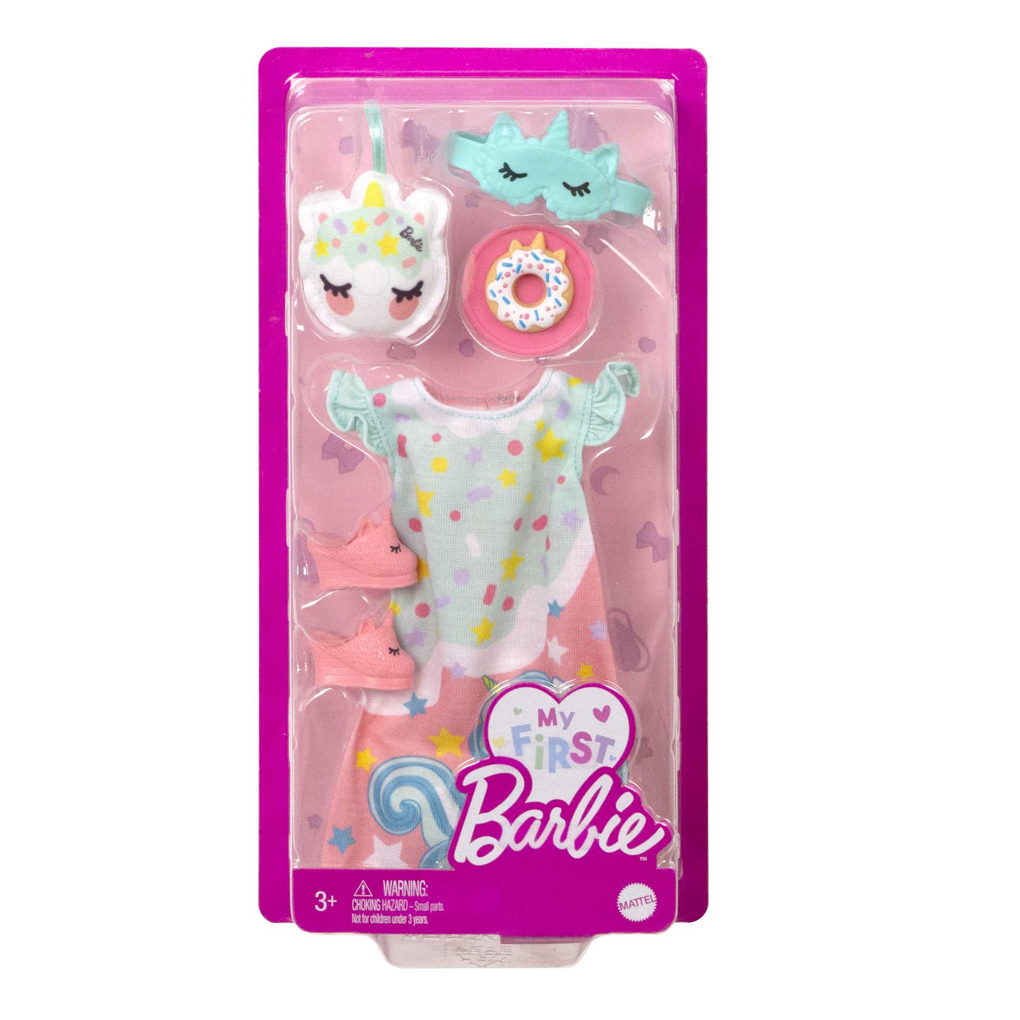 Barbie My First Barbie İlk Barbie Bebeğim Kıyafet ve Aksesuar Seti - 34 cm Bebekler İçin