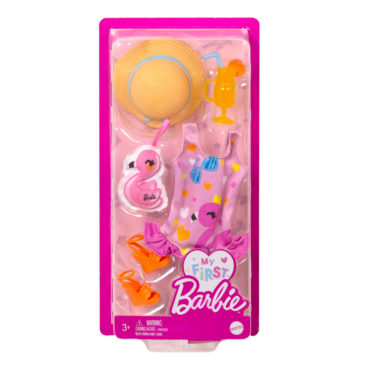 Barbie My First Barbie İlk Barbie Bebeğim Kıyafet ve Aksesuar Seti - 34 cm Bebekler İçin