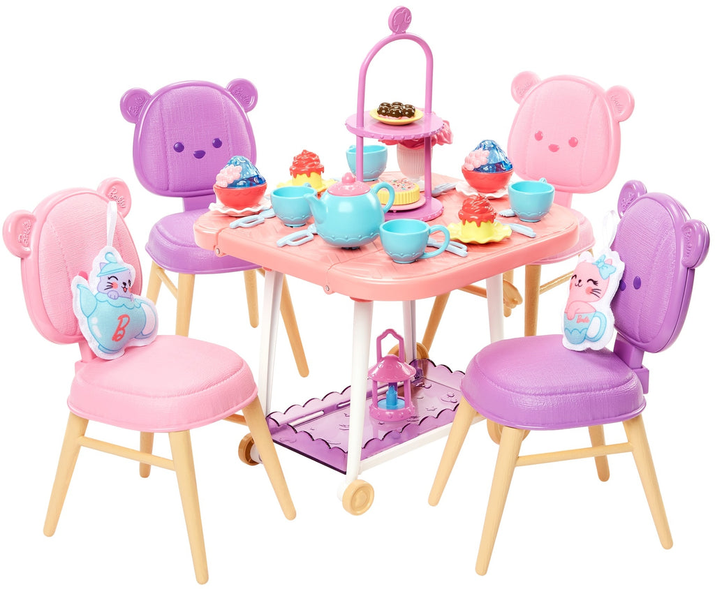 My First Barbie İlk Barbie Bebeğim Çay Partisi Oyun Seti - 3 Yaş+ Okul Öncesi Rol Yapma Seti
