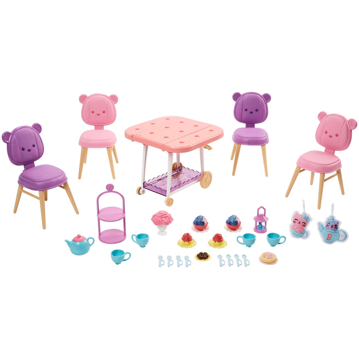My First Barbie İlk Barbie Bebeğim Çay Partisi Oyun Seti - 3 Yaş+ Okul Öncesi Rol Yapma Seti