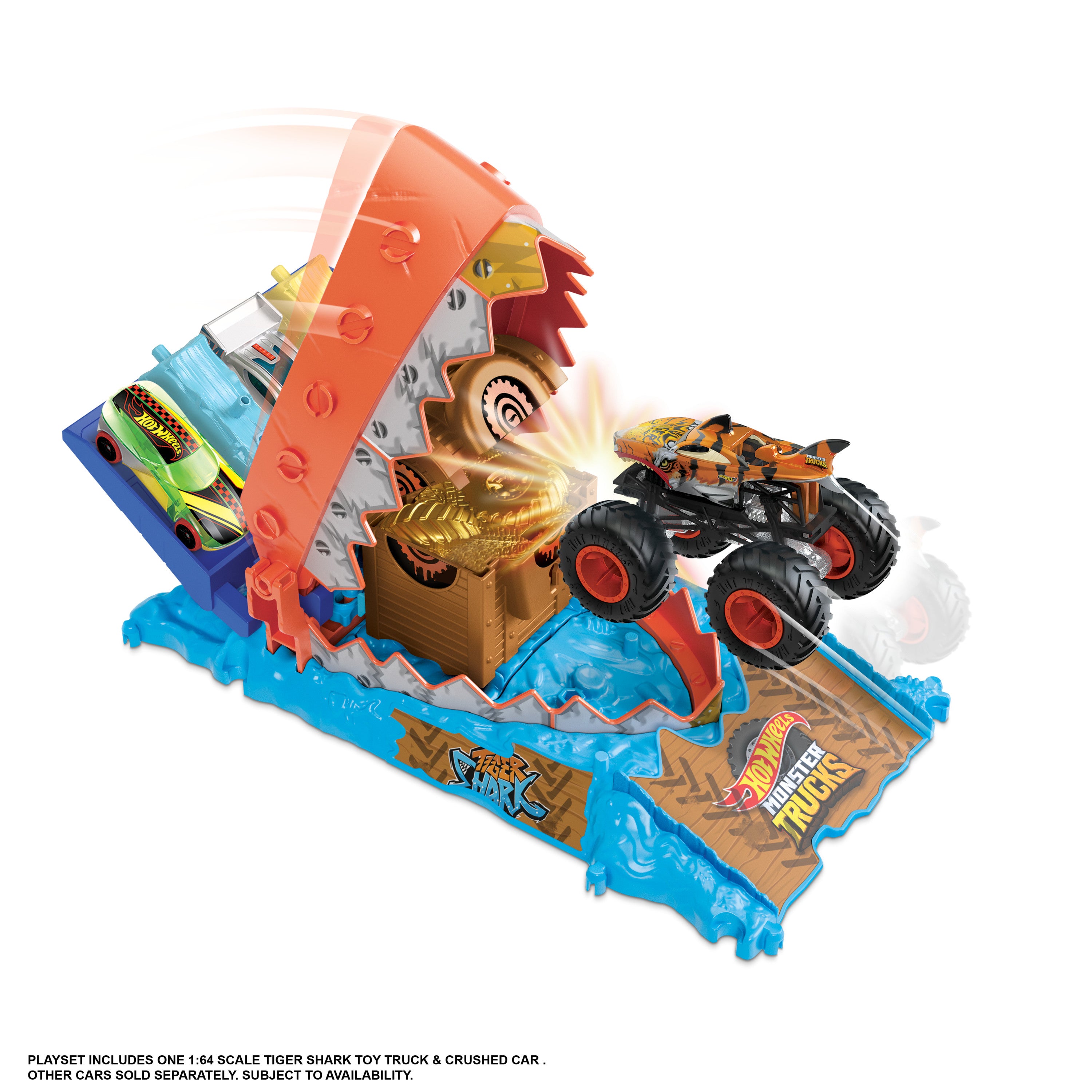 1 adet Monster Truck içeren Hot Wheels Monster Trucks Arenada Mücadeleye Başlangıç Seti