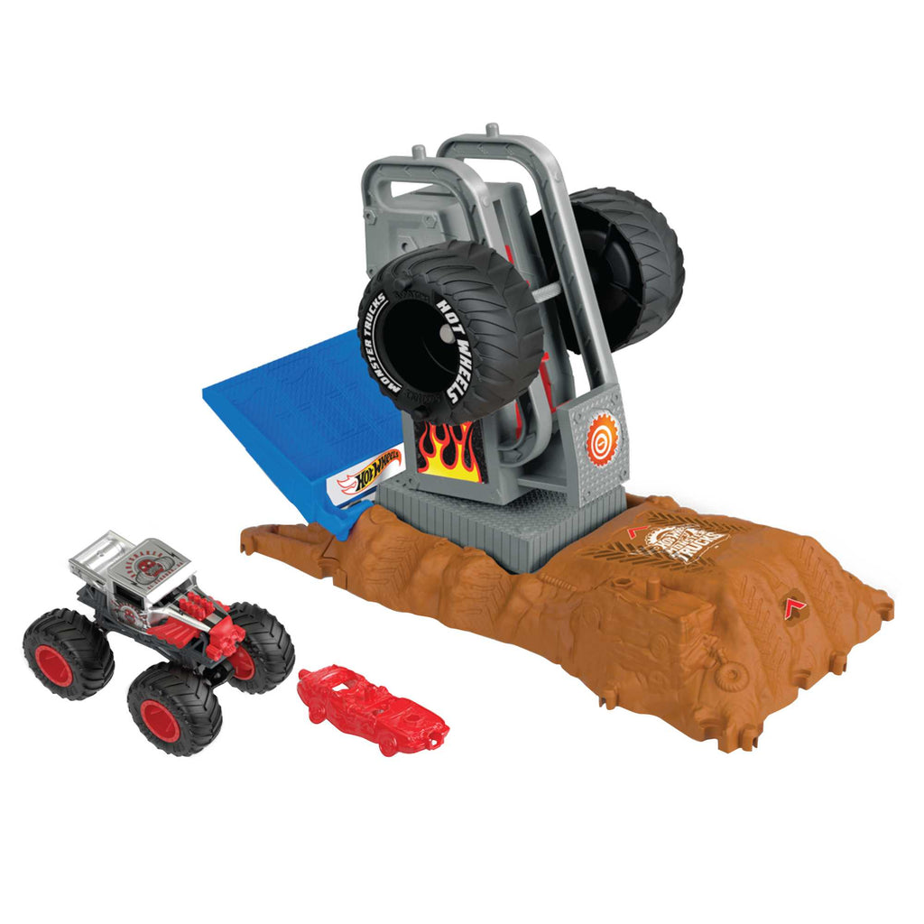 1 adet Monster Truck içeren Hot Wheels Monster Trucks Arenada Mücadeleye Başlangıç Seti