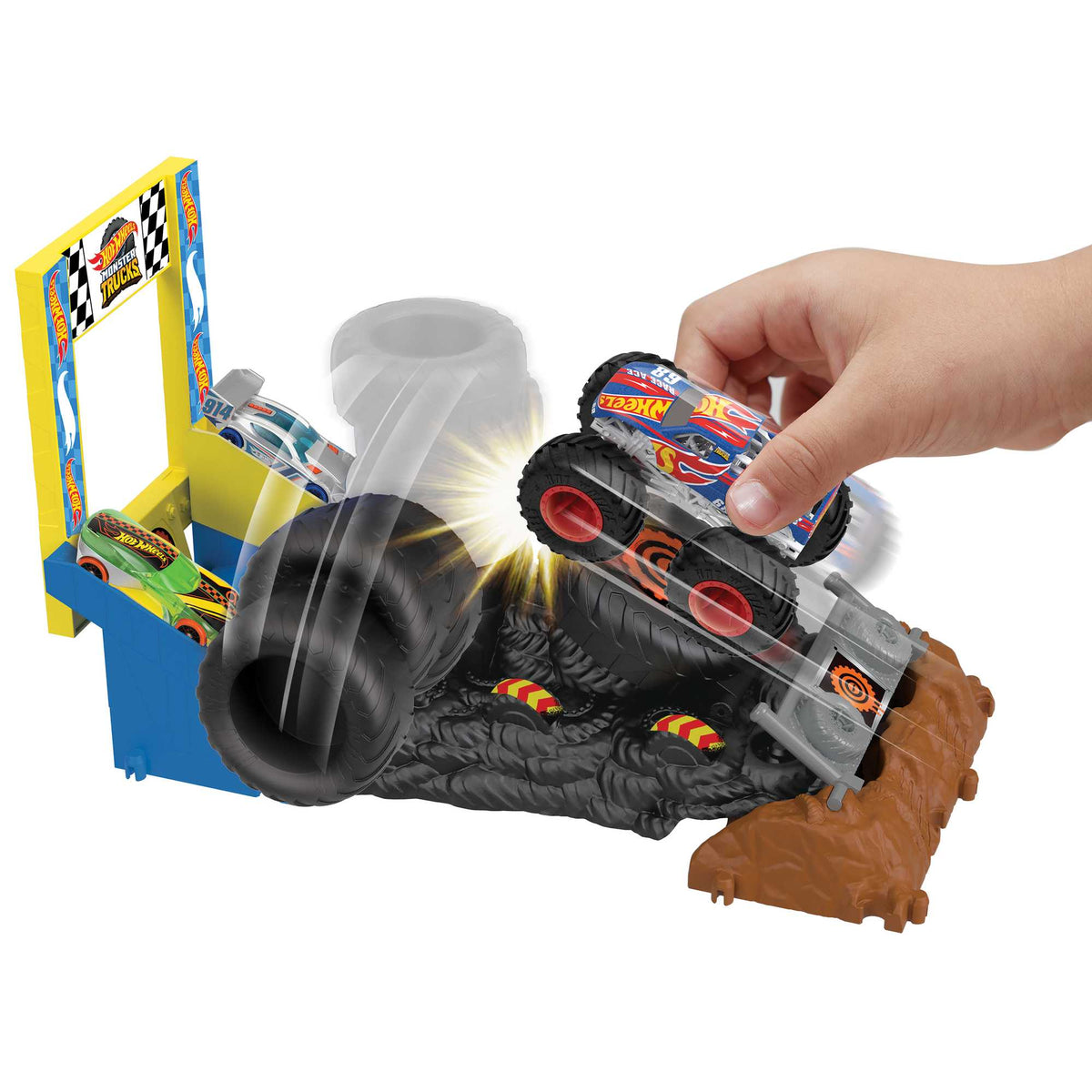 Hot Wheels Canavar Kamyonlar Arena Smashers Yarış Mücadelesi Oyun Seti