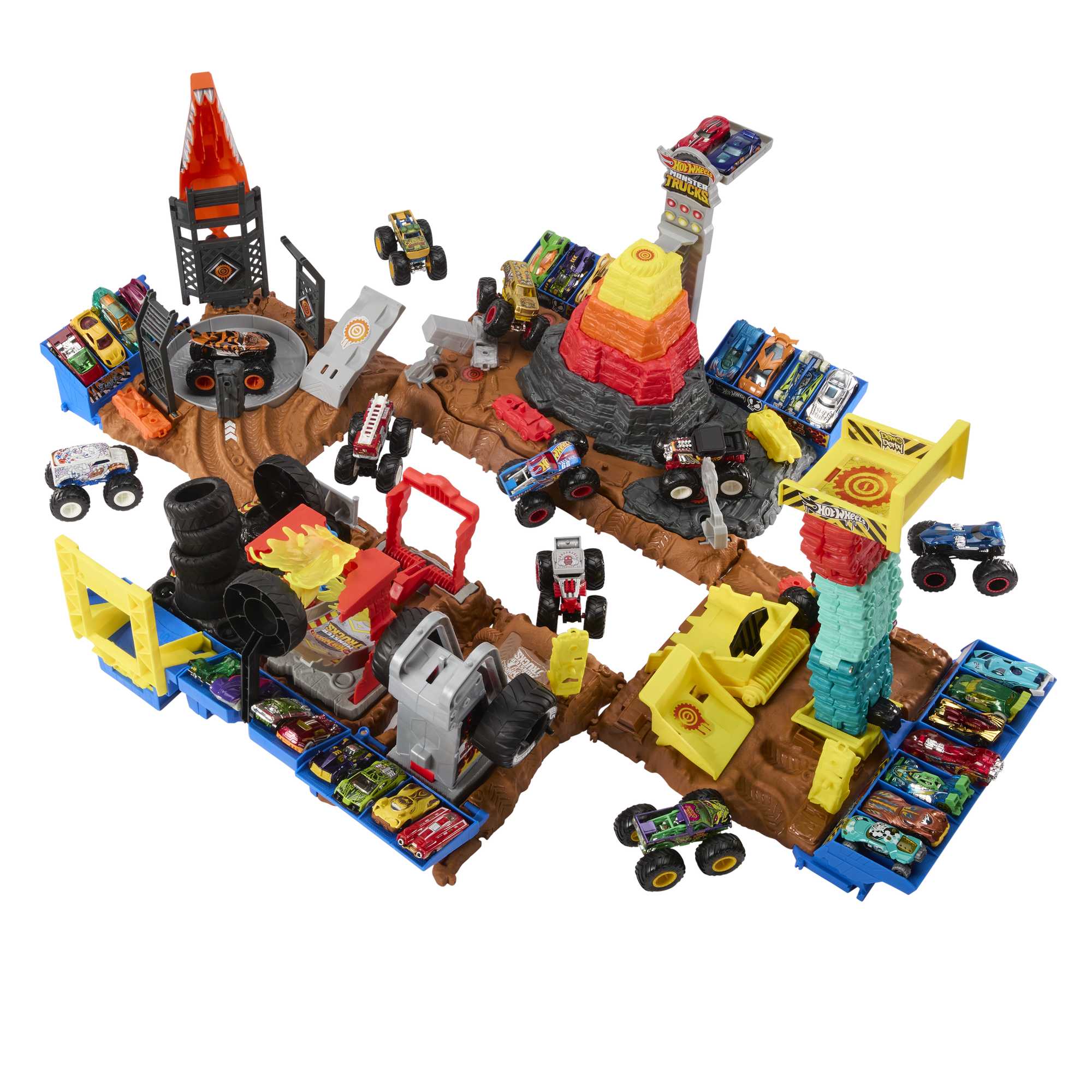 Hot Wheels Canavar Kamyonlar Arena Smashers Yarış Mücadelesi Oyun Seti