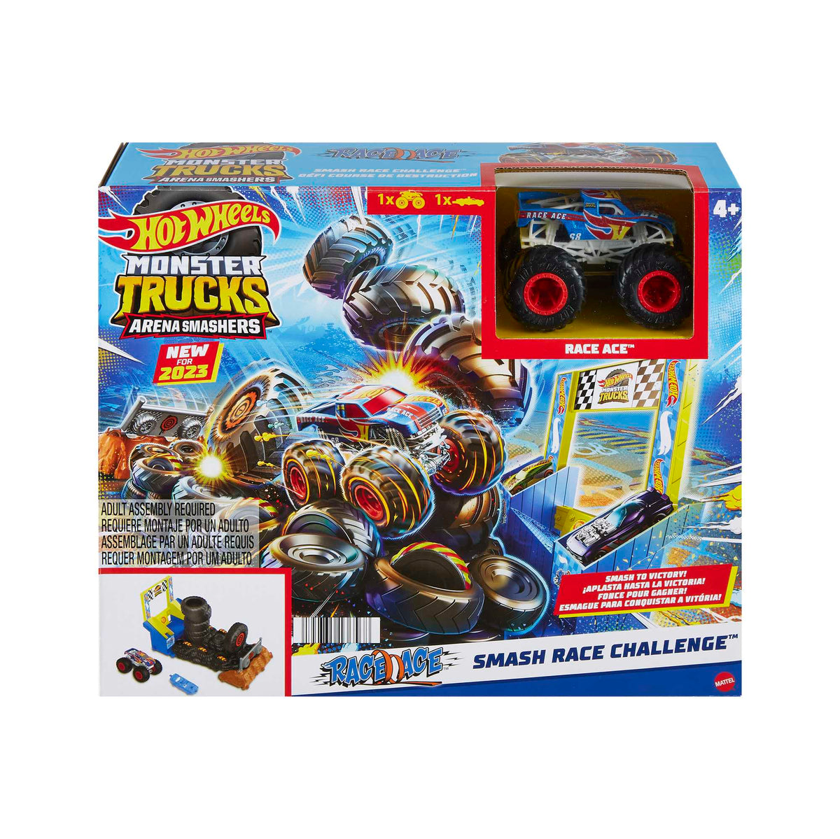 Hot Wheels Canavar Kamyonlar Arena Smashers Yarış Mücadelesi Oyun Seti
