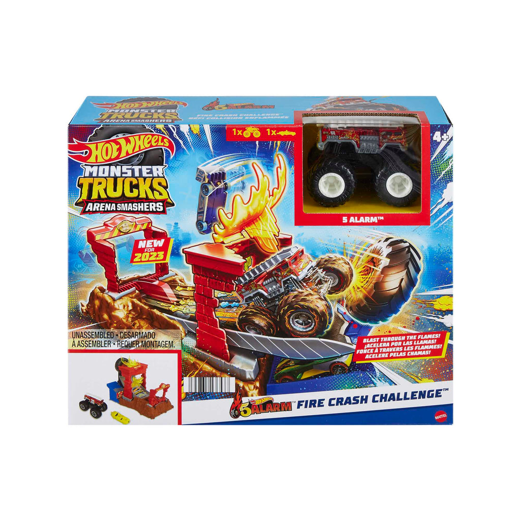 Hot Wheels Canavar Kamyonlar Arena Smashers Yangın Mücadelesi Oyun Seti