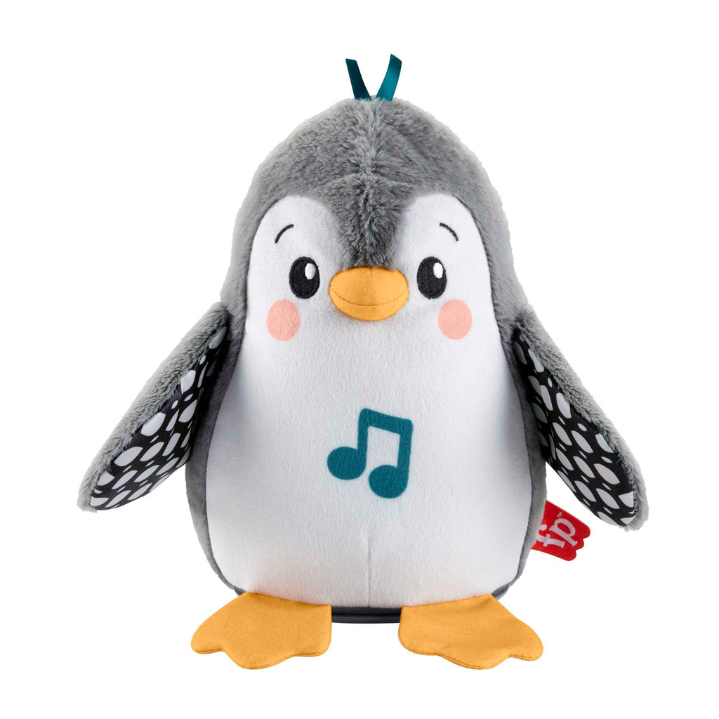 Fisher-Price Peluş Karın Üstünde Oynama Oyuncağı, Fisher-Price Sevimli Penguen, Yenidoğan Müzikli Oyuncak