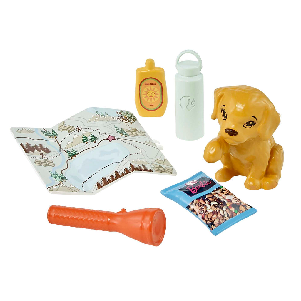 Barbie Doğa Yürüyüşü Bebeği ve Köpeği