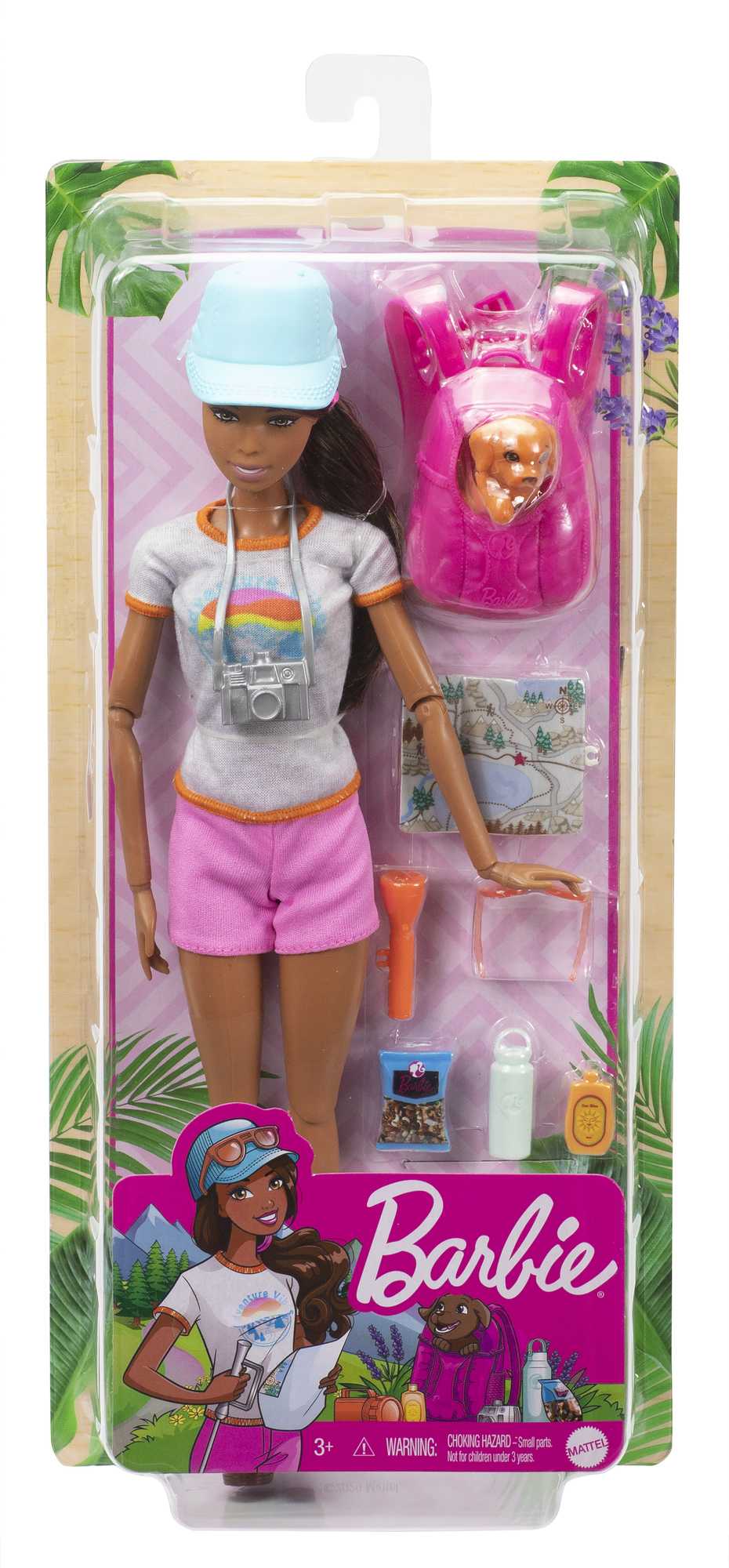 Barbie Doğa Yürüyüşü Bebeği ve Köpeği