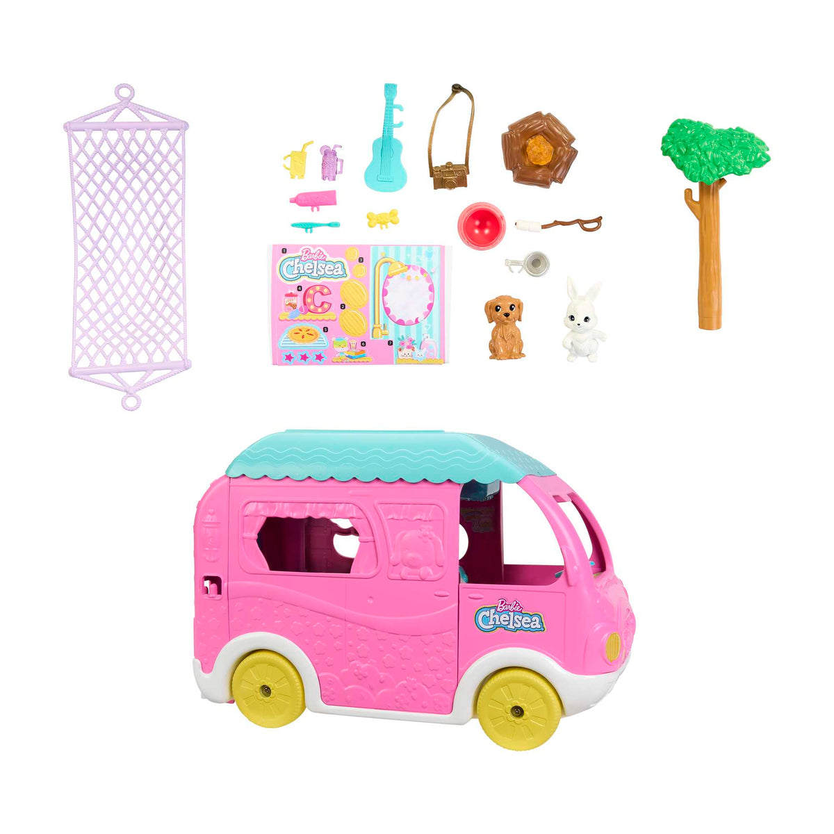 Barbie Chelsea 2'si 1 Arada Karavan Oyun Seti