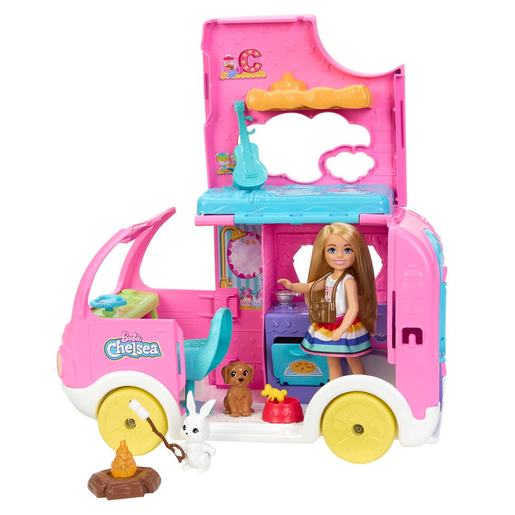 Barbie Chelsea 2'si 1 Arada Karavan Oyun Seti