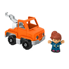 Little People Çekici, 1-5 yaş çocuklar için figürlü oyuncak kurtarıcı araç