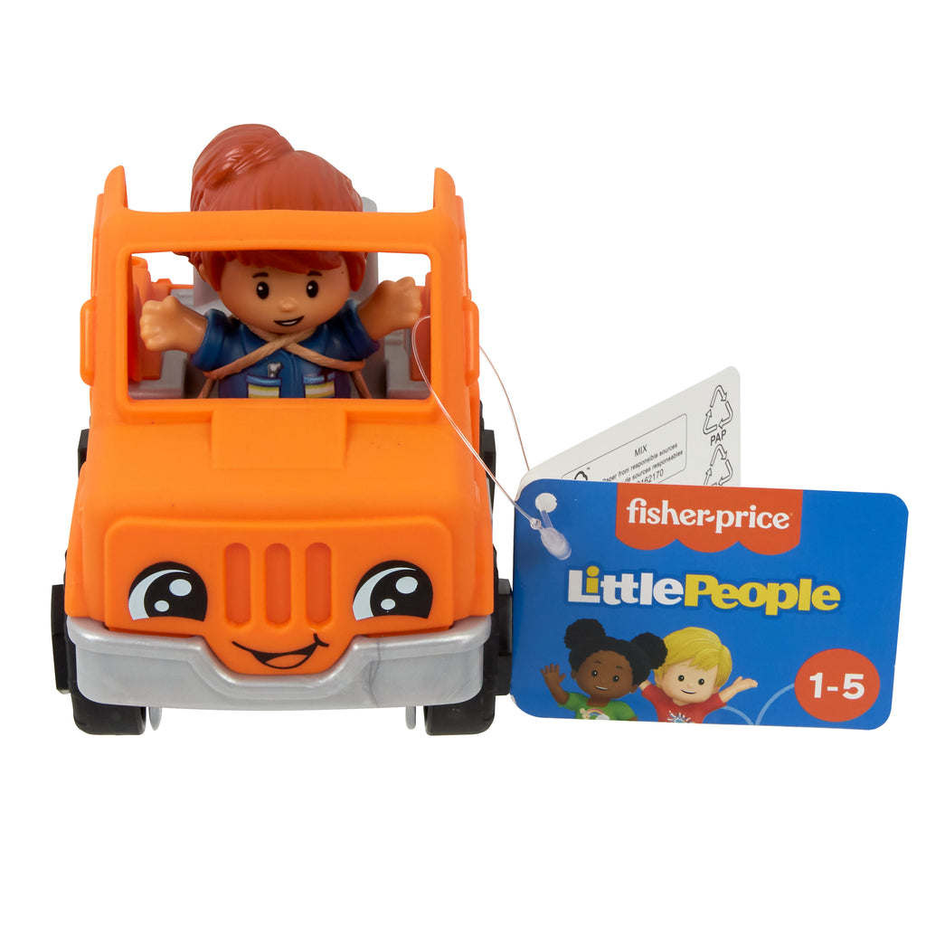 Little People Çekici, 1-5 yaş çocuklar için figürlü oyuncak kurtarıcı araç