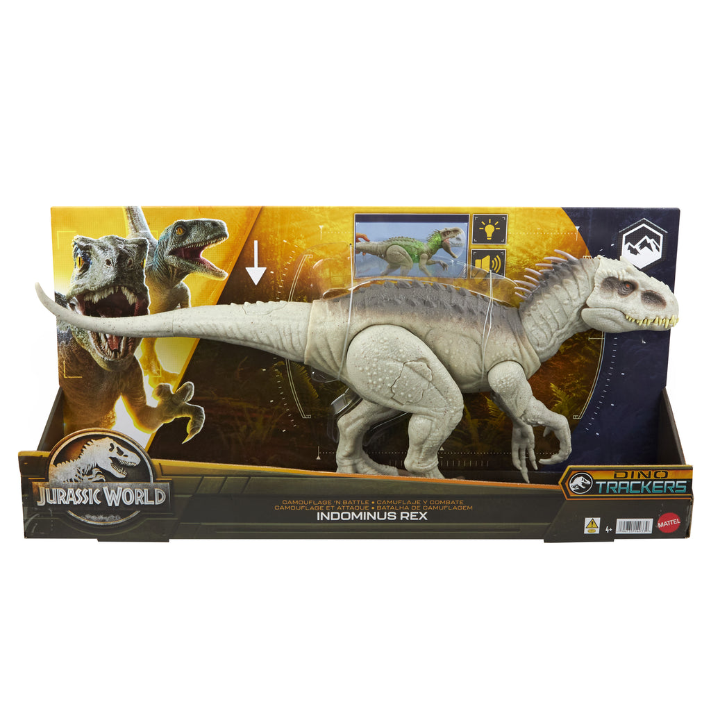 Jurassic World Kamuflaj Dinozor Figürü,
aksiyon figürü; ışıklı, sesli ve hareketli