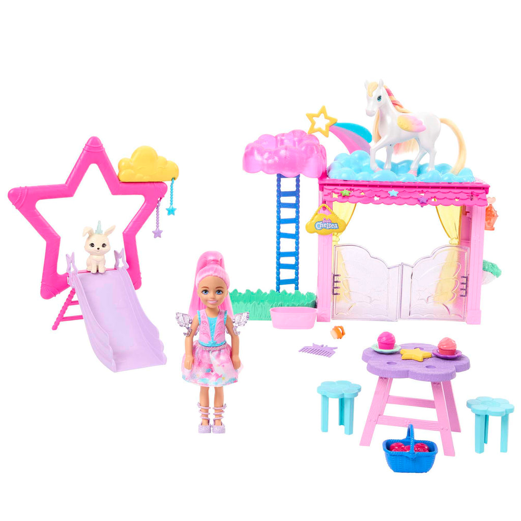 Barbie A Touch Of Magic Chelsea ve Pegasus Oyun Seti