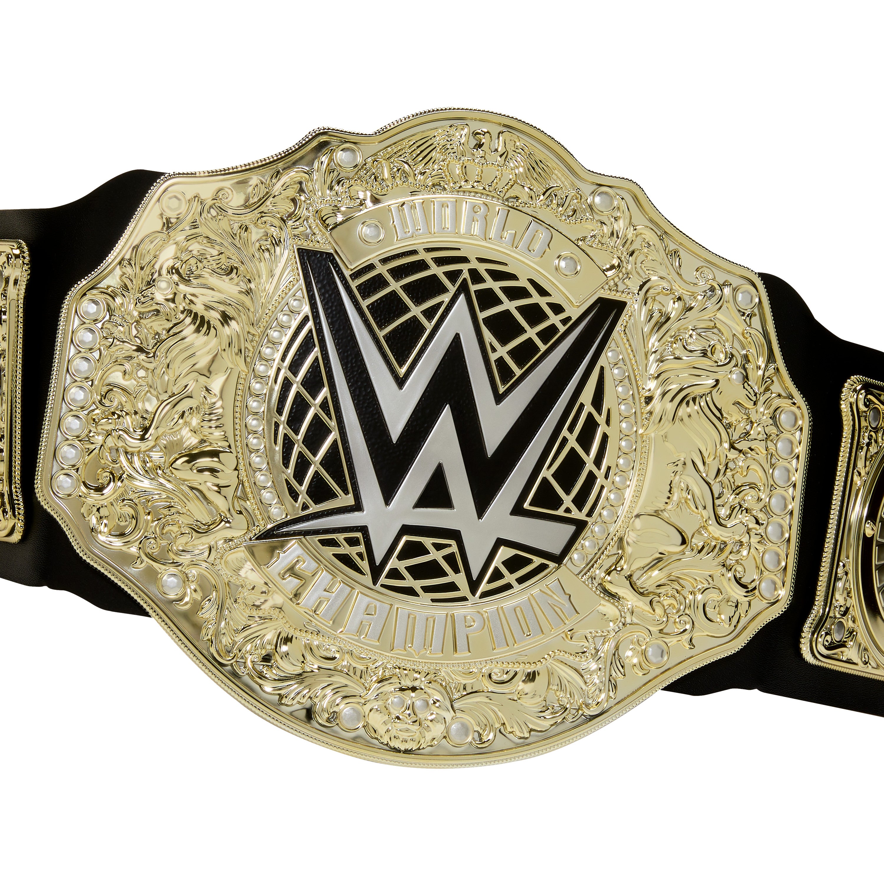 WWE Şampiyonluk Kemeri, canlandırma oyunu ve kostüm, tek seferde ayarlanan deri görünümlü 1 metreden uzun kemer (Stiller çeşitlilik gösterebilir)