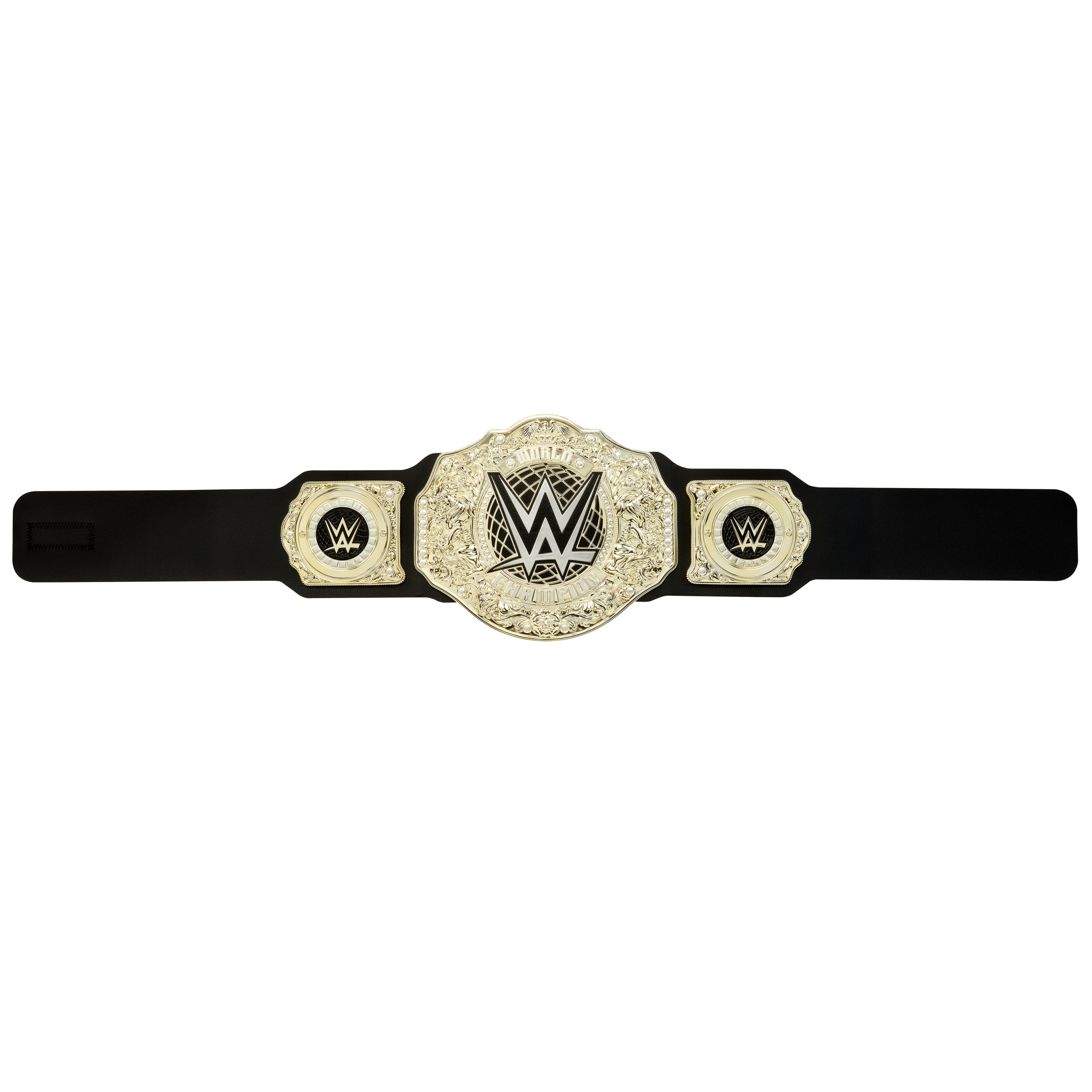 WWE Şampiyonluk Kemeri, canlandırma oyunu ve kostüm, tek seferde ayarlanan deri görünümlü 1 metreden uzun kemer (Stiller çeşitlilik gösterebilir)