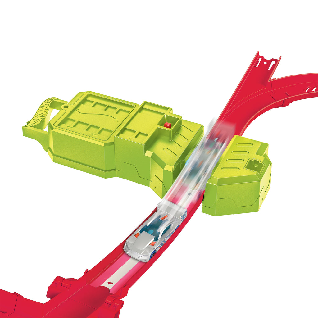 Hot Wheels Neon Yarışlar Çoklu Yarış Heyecanı Pist Seti, 1 adet Hot Wheels® Araba