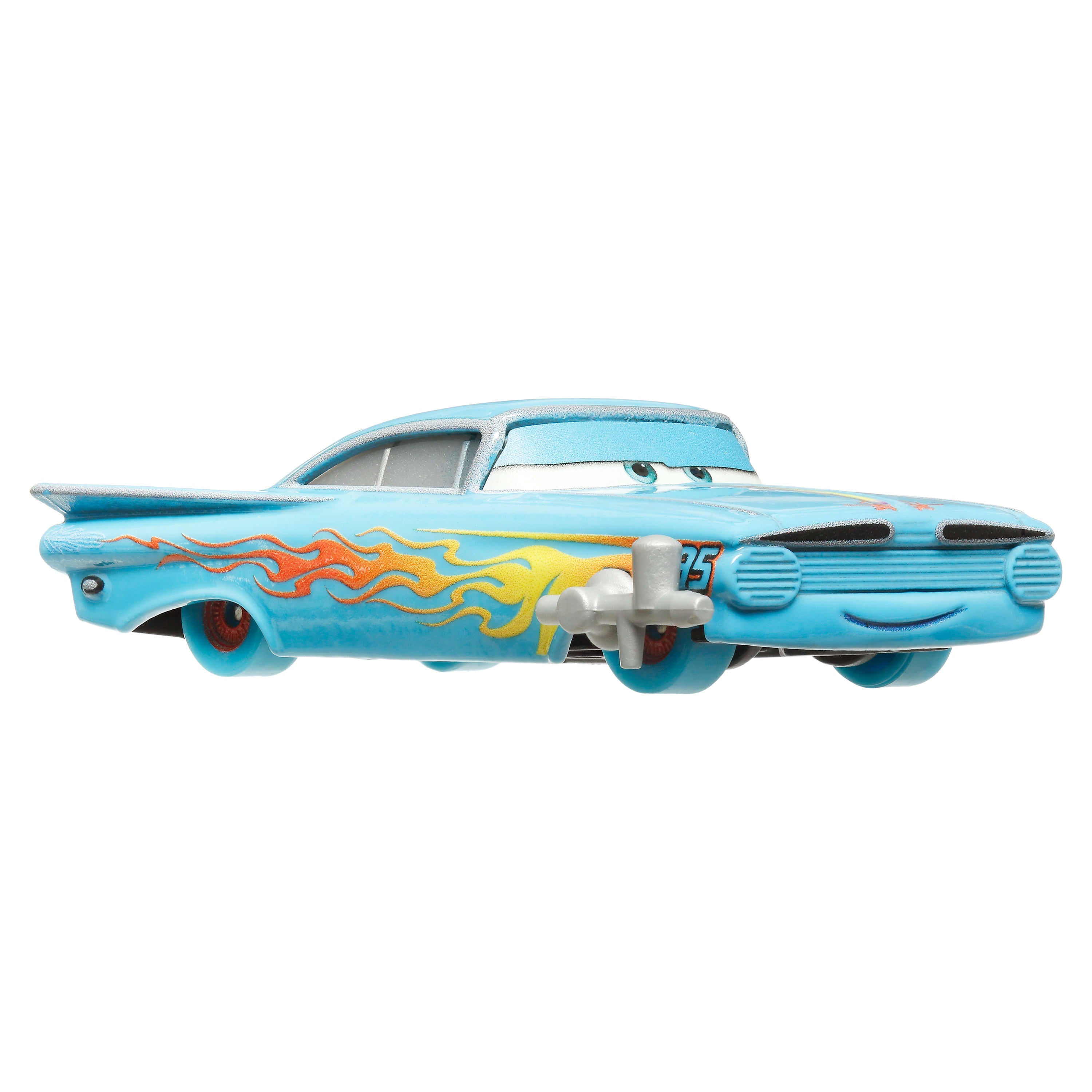 Disney ve Pixar Cars Parlak Yarışçılar araçları karanlıkta paylayan, 1:55 ölçekli metal oyuncak arabalar içerir.