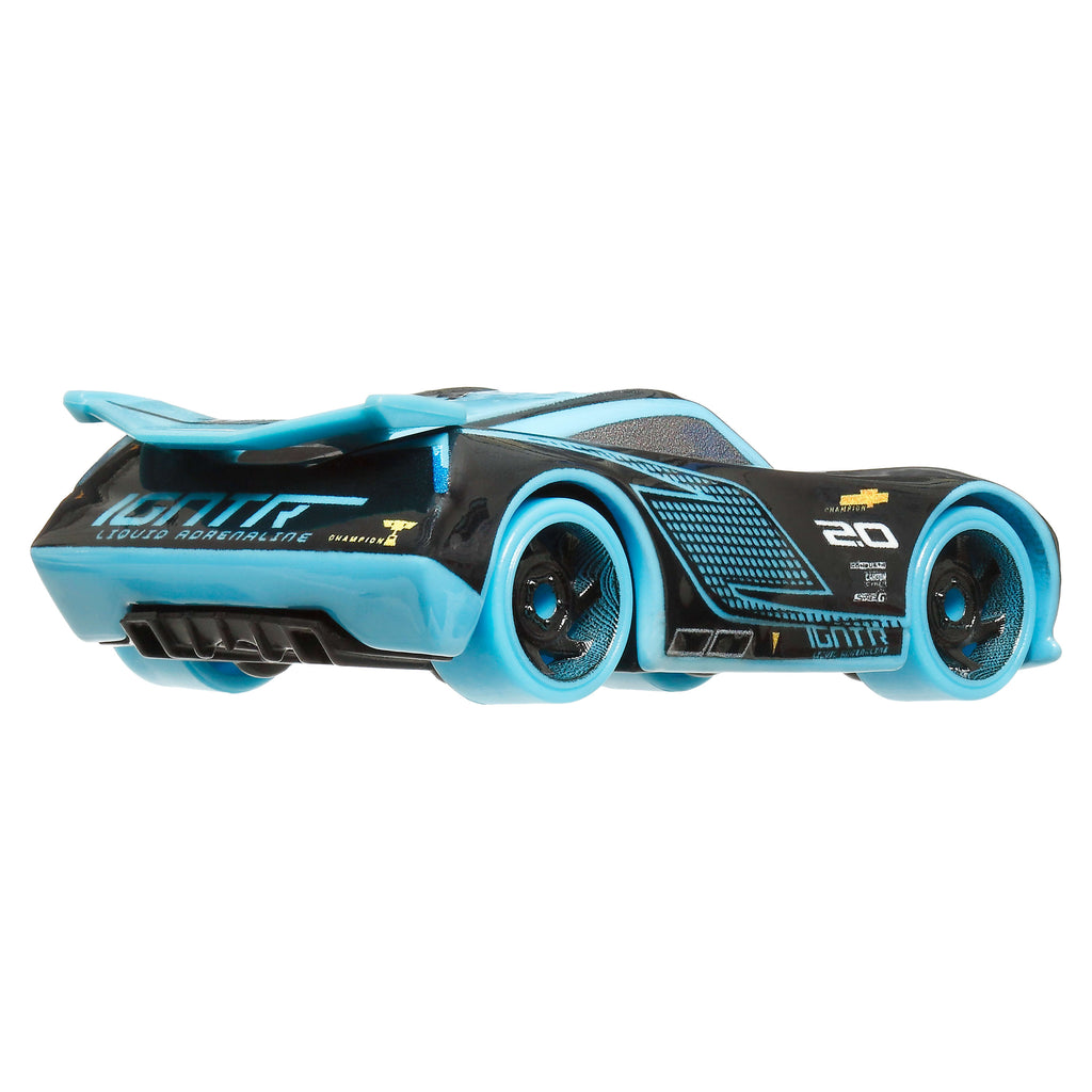 Disney ve Pixar Cars Parlak Yarışçılar araçları karanlıkta paylayan, 1:55 ölçekli metal oyuncak arabalar içerir.