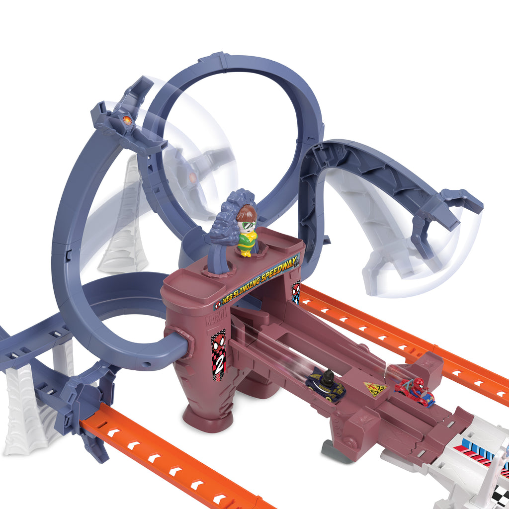 Hot Wheels Racerverse Marvel Pist Seti, 2 Hot Wheels® Yarışçısı