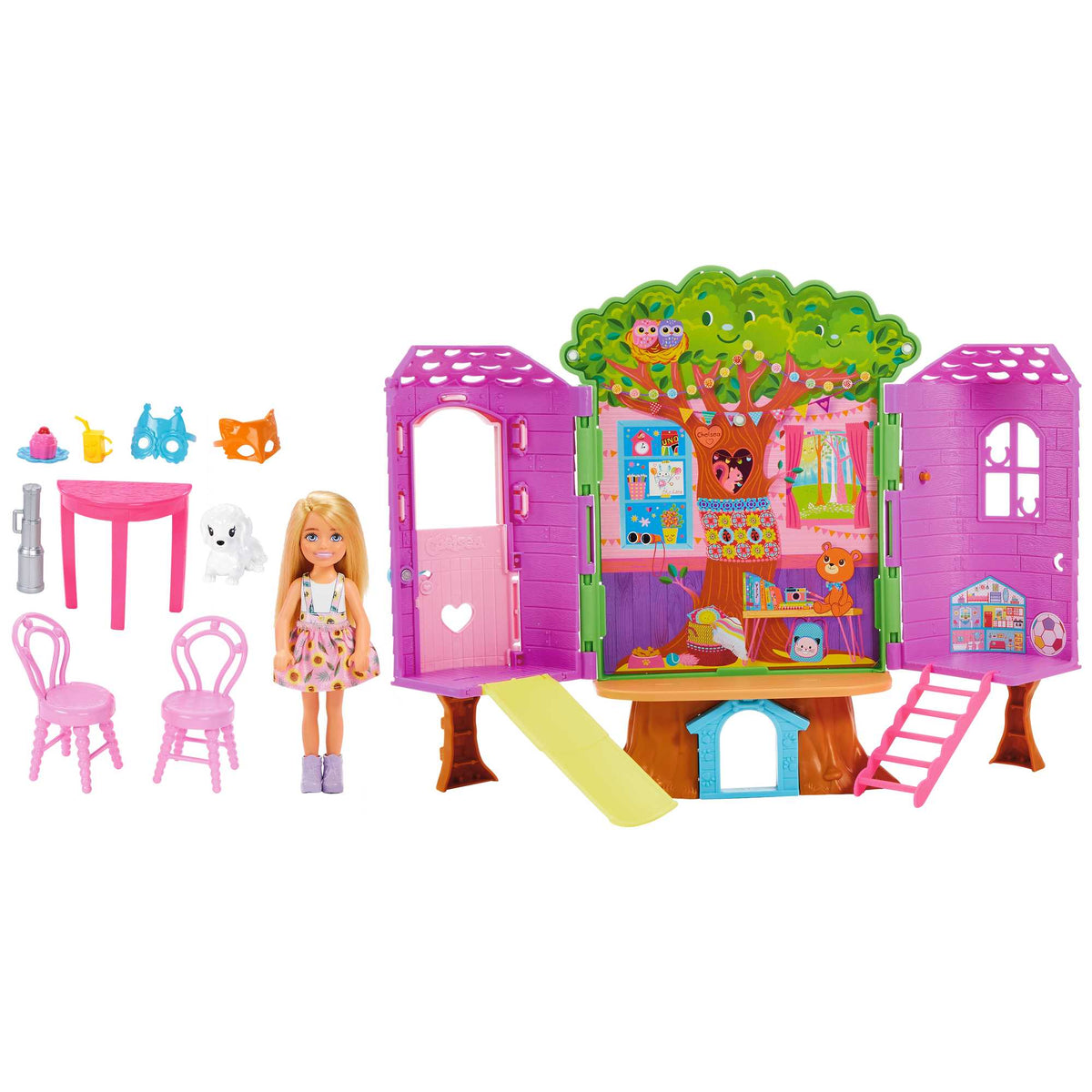 Barbie Chelsea'nin Ağaç Evi ve Köpeği