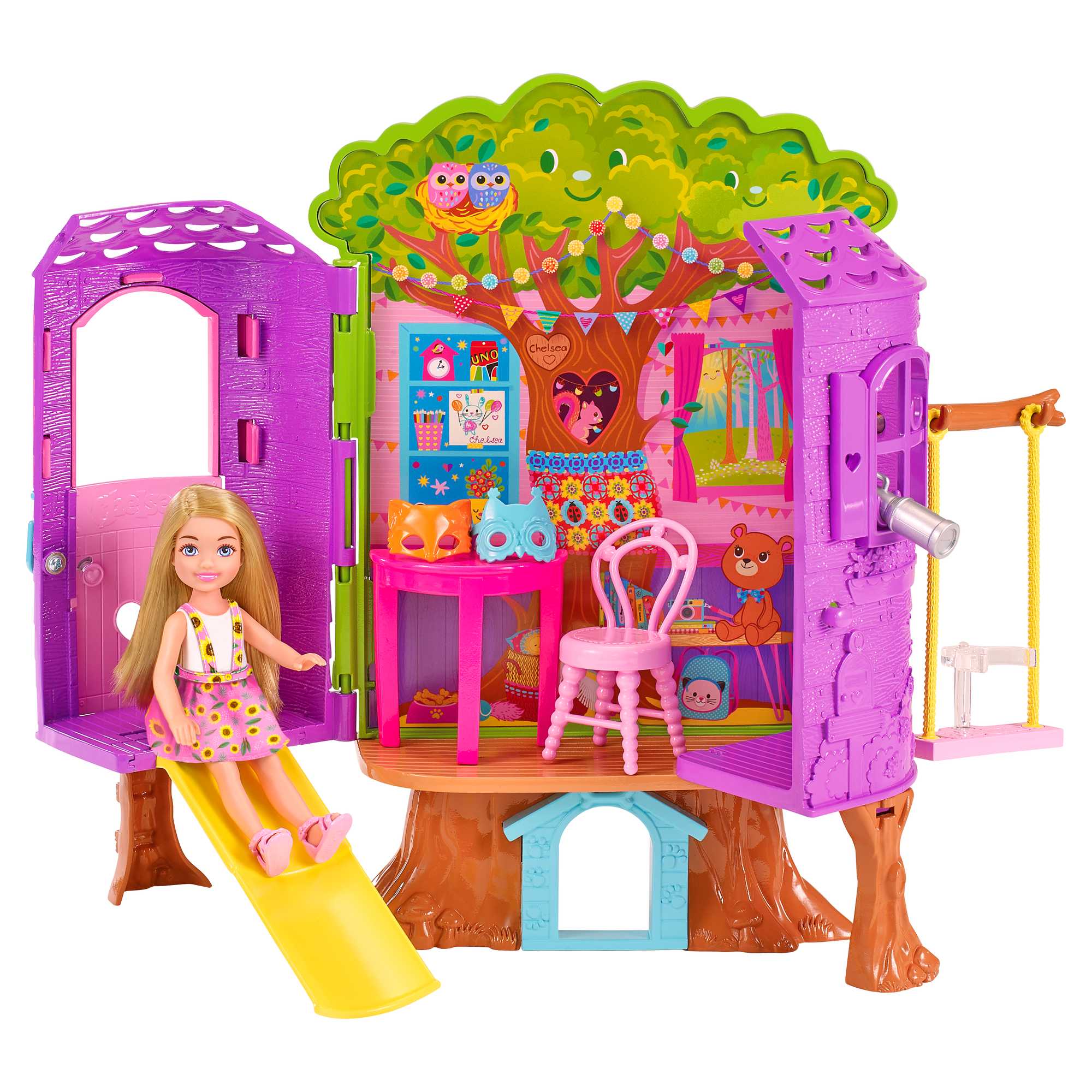 Barbie Chelsea'nin Ağaç Evi ve Köpeği