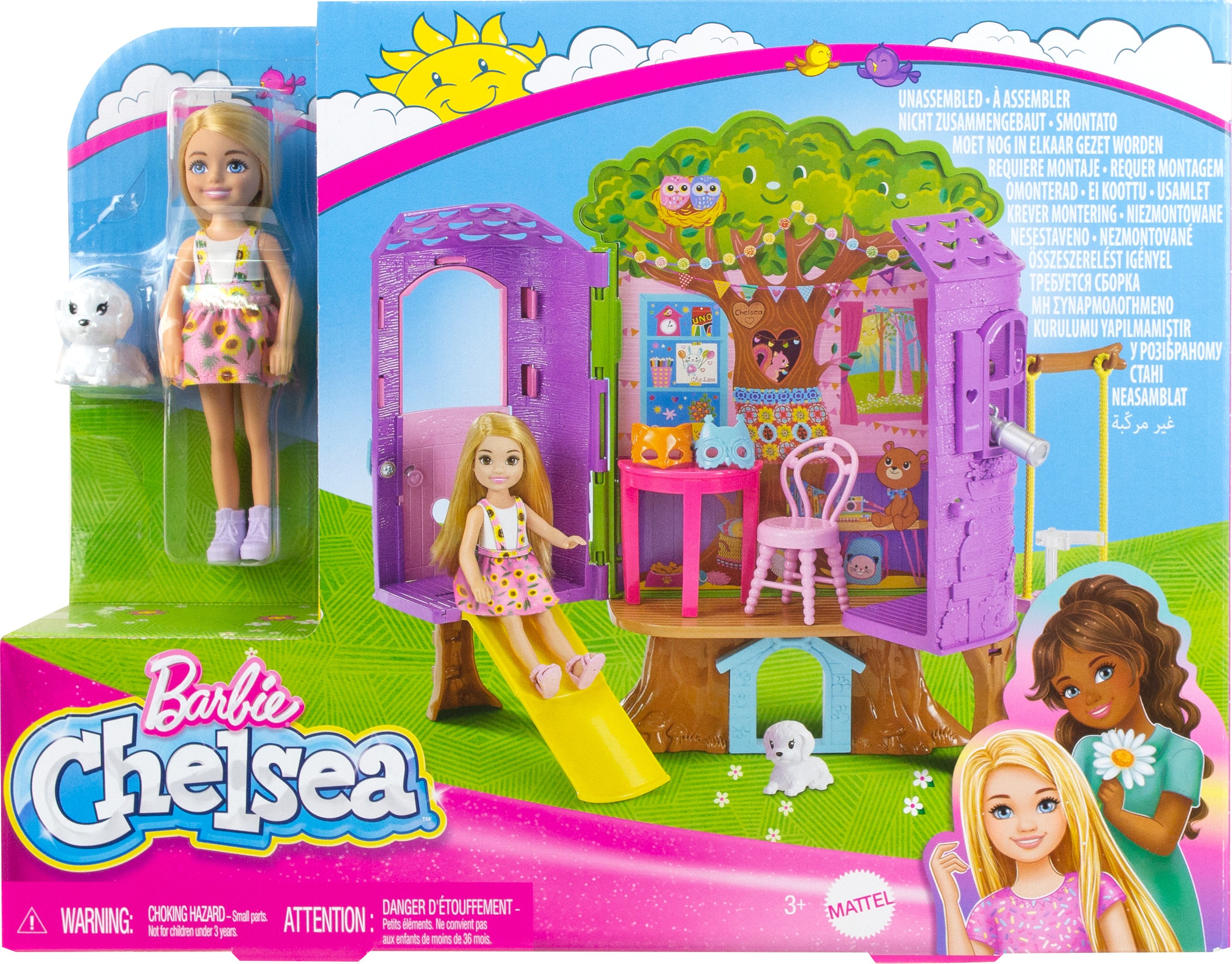 Barbie Chelsea'nin Ağaç Evi ve Köpeği