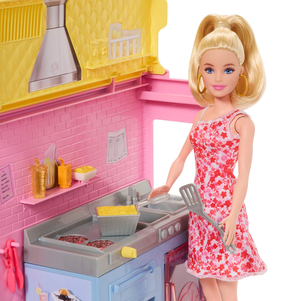 25 parçalı Barbie'nin Limonata Aracı