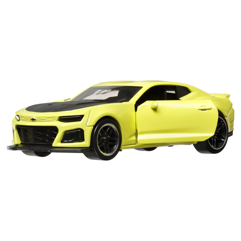 Hot Wheels® Çek ve Bırak Heyecanı™ 1:43 ölçekli oyuncak araba, yarışa başlamak için arabayı çekip bırakın